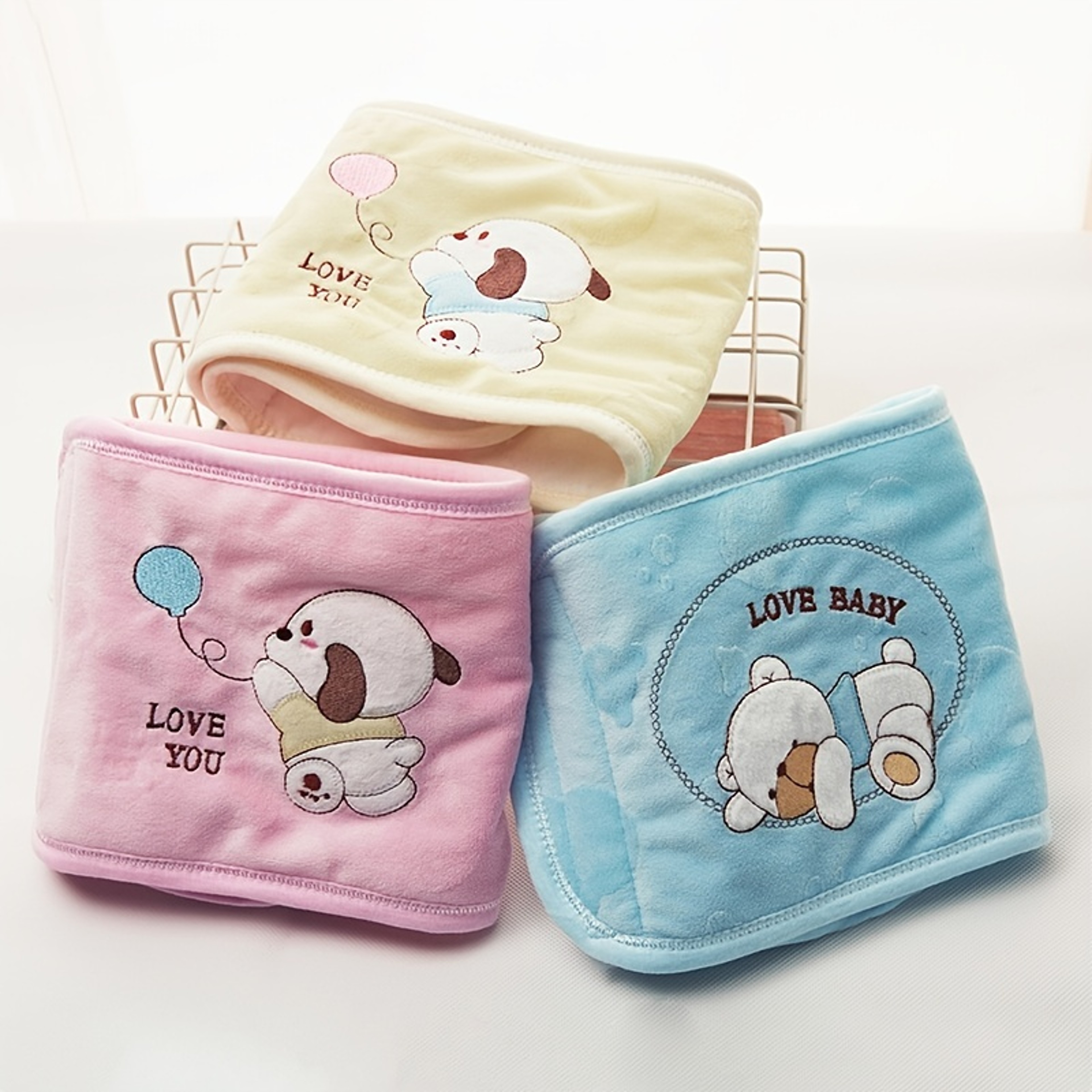 Soft Newborn Navel Belt Cartoon Pattern Cotton Baby Umbilical Cord Belly Band Baby Belly Protector 3