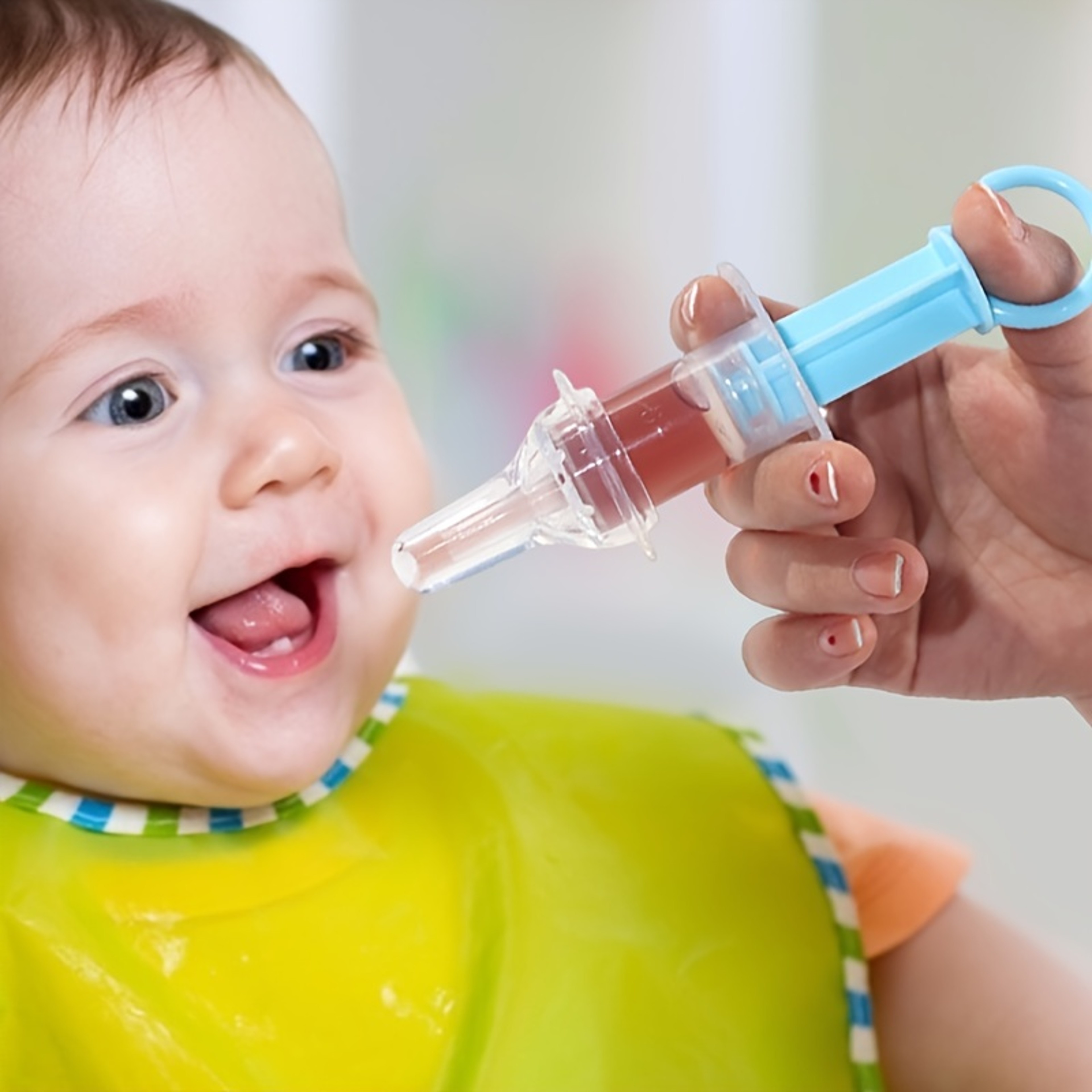 Anti-choking Silicone Needle Feeder, Baby Liquid Medicine Dispenser, Baby Pacifier Feeder, Water Feeder with 20ml – view 1