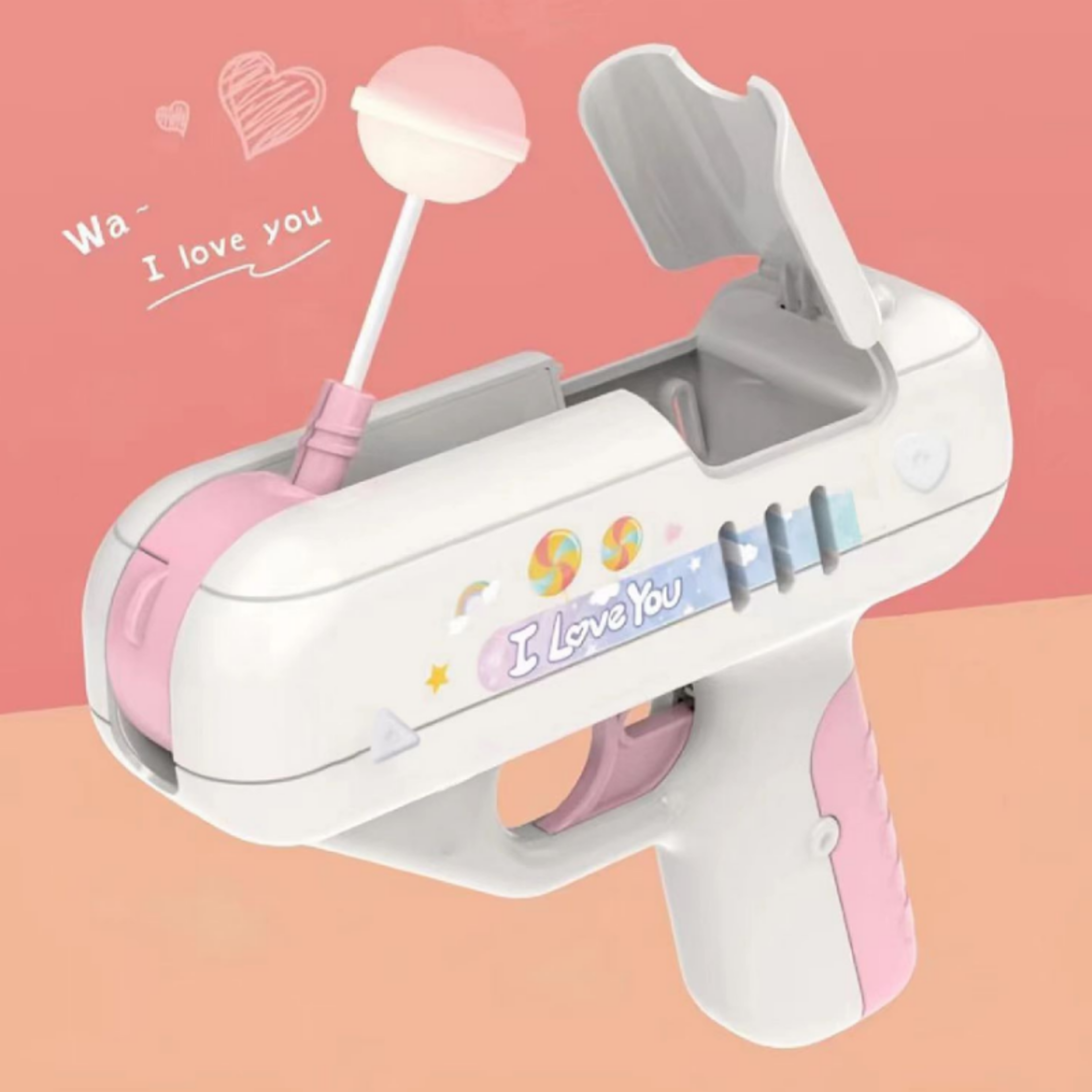 Creative Lollipop Gun, Love Surprise Toy, Fun Gift for Boyfriend, Girlfriend, & Kids – view 8
