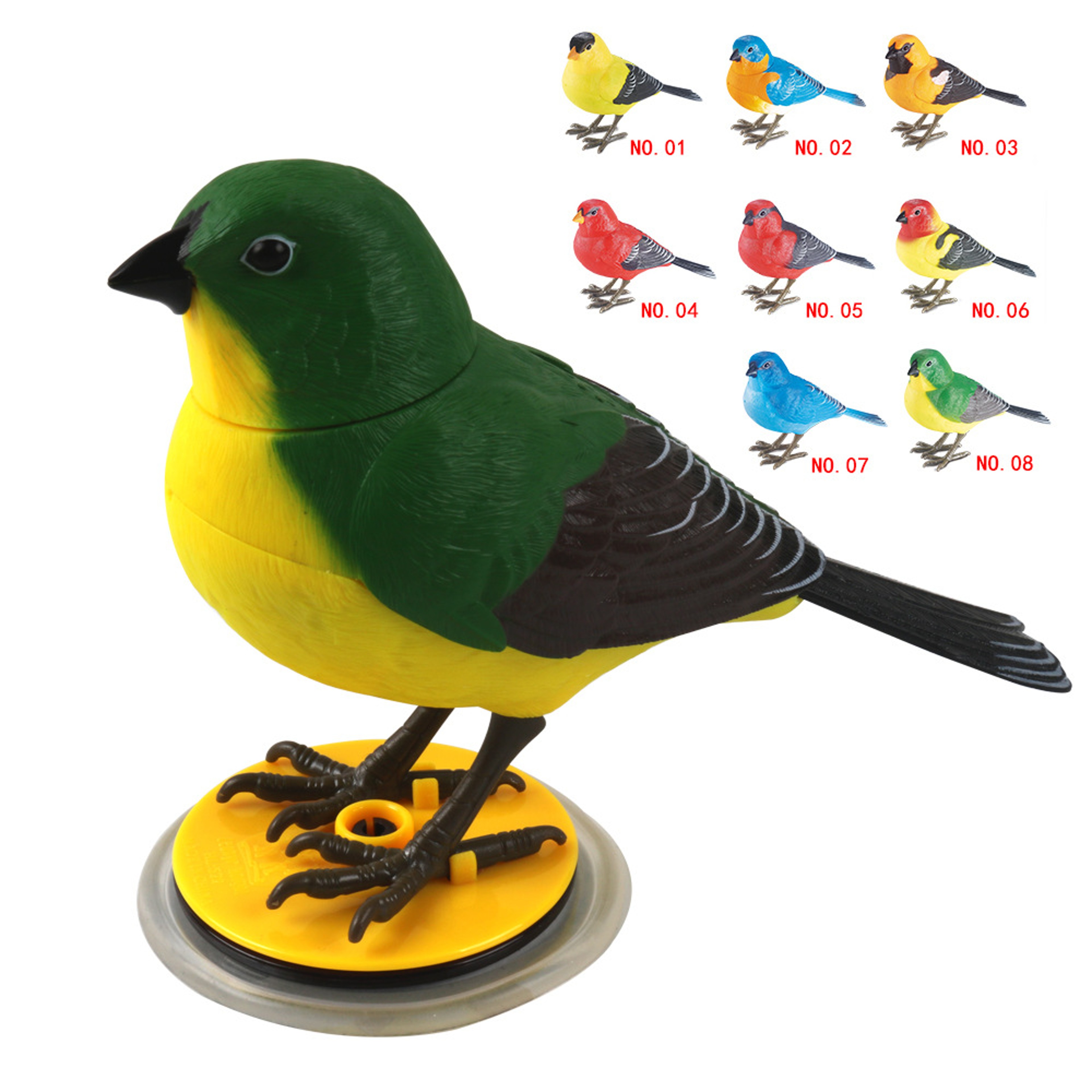 Interactive Electric Singing Bird Toy, Simulation Electronic Bird Toys for Kids with Motion Control – view 9