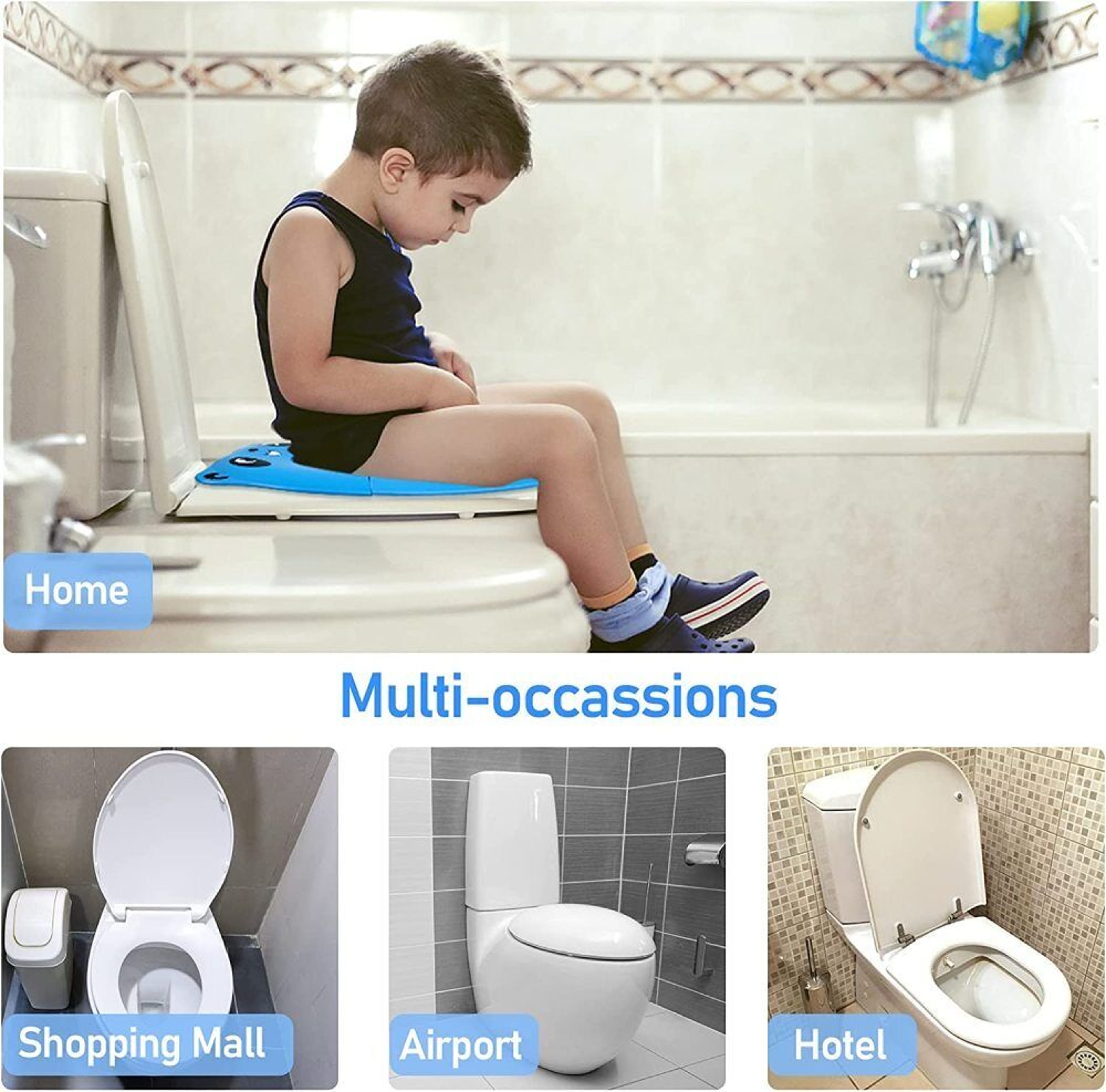 Portable Foldable Toddler Potty Training Seat With NonSlip Pads  TravelFriendly Easy To Clean For K 1