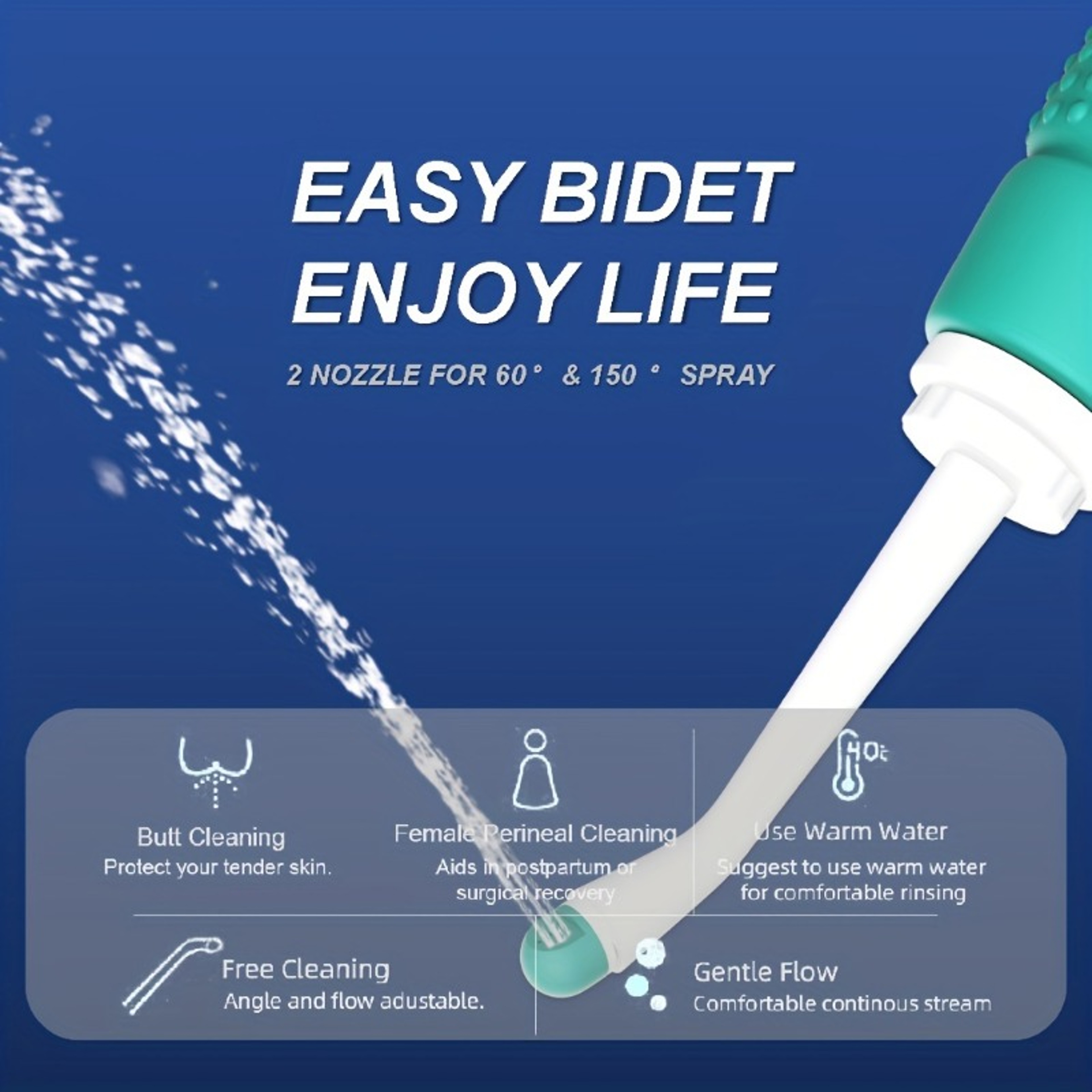 Portable Bidet Bottle for Women - Travel Bidet for Postpartum Care, Hemorrhoids, Moms, and Babies – view 3
