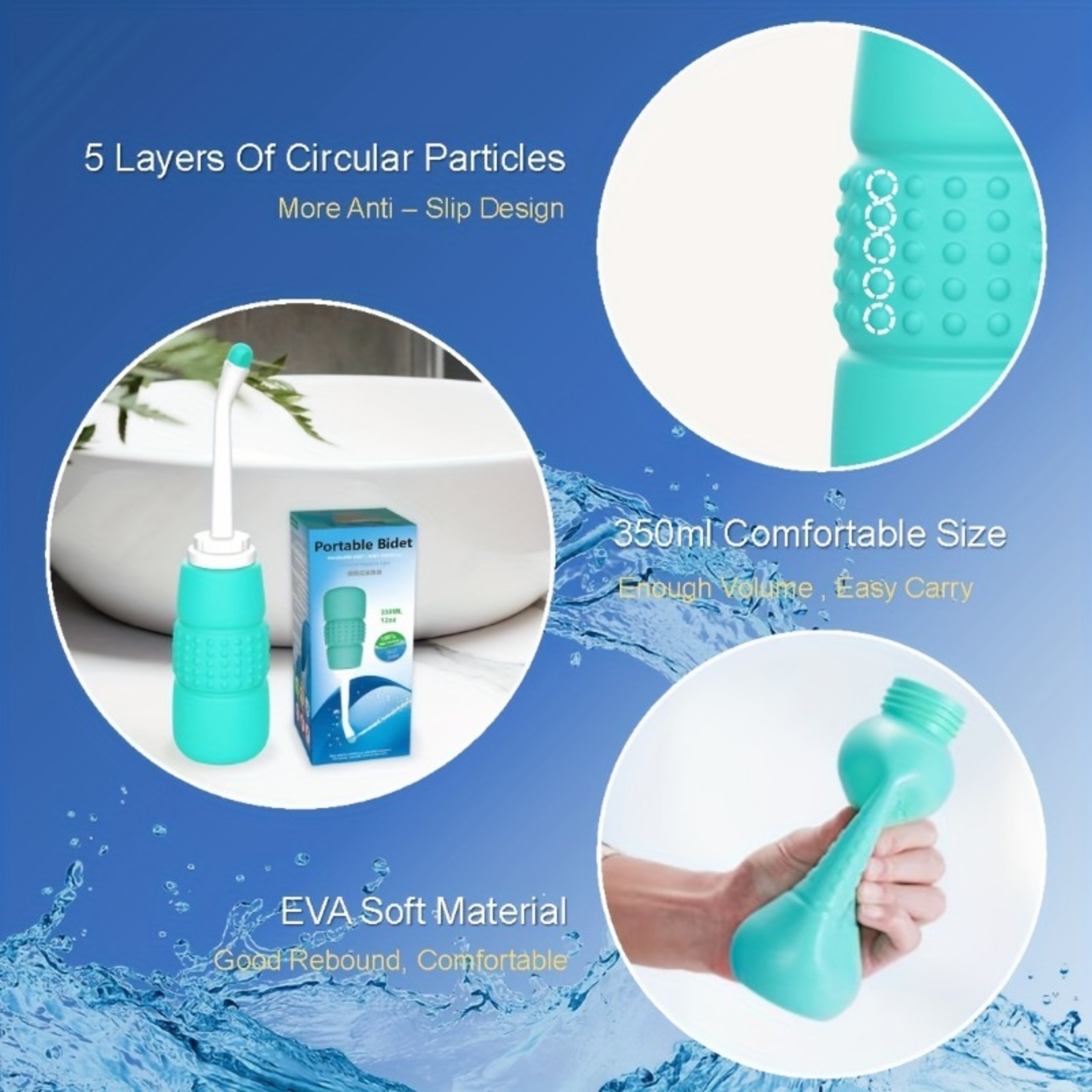 Portable Bidet Bottle for Women - Travel Bidet for Postpartum Care, Hemorrhoids, Moms, and Babies – view 4