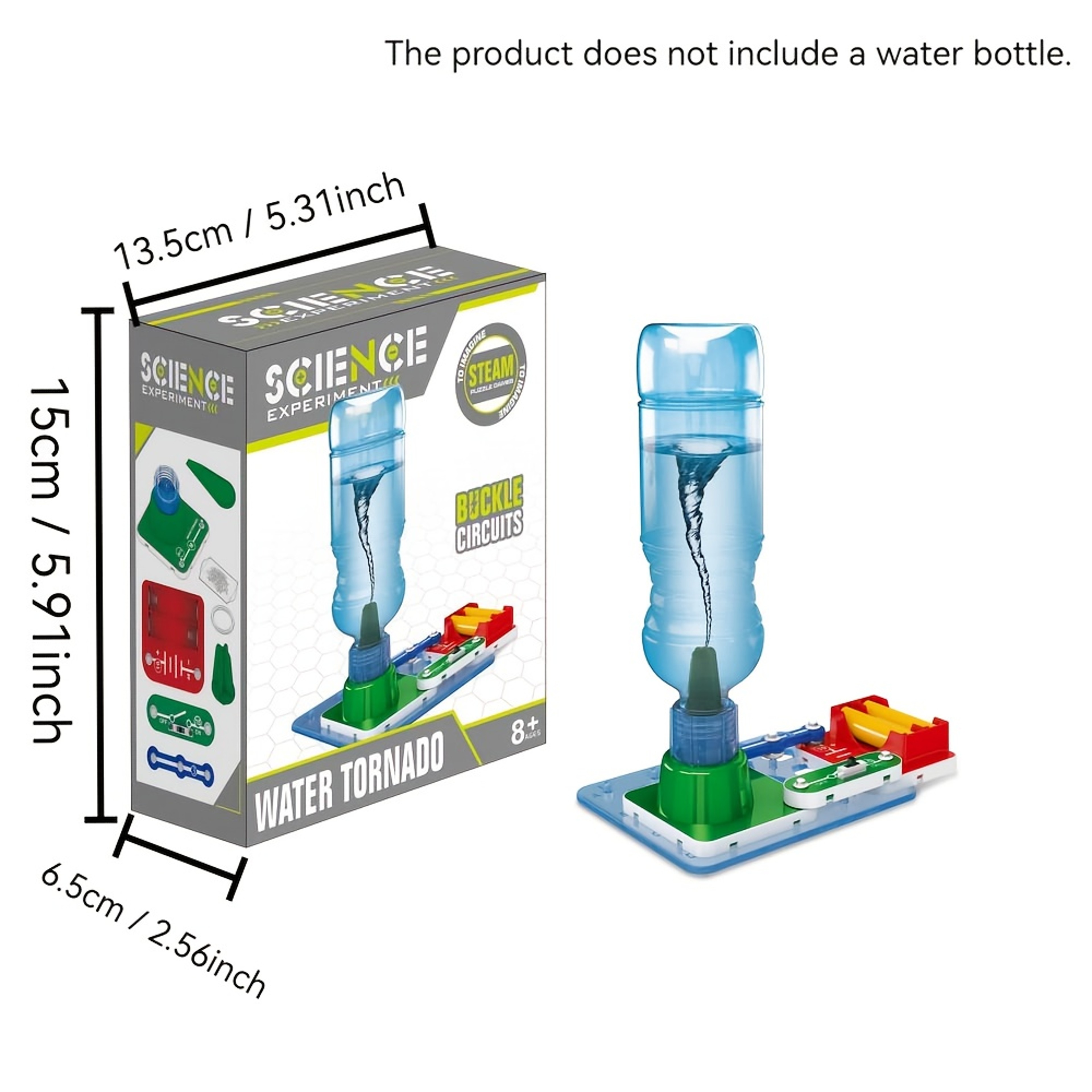 Tornado Maker DIY Tabletop Water Tornado STEM Science Craft Kit for Kids – view 2