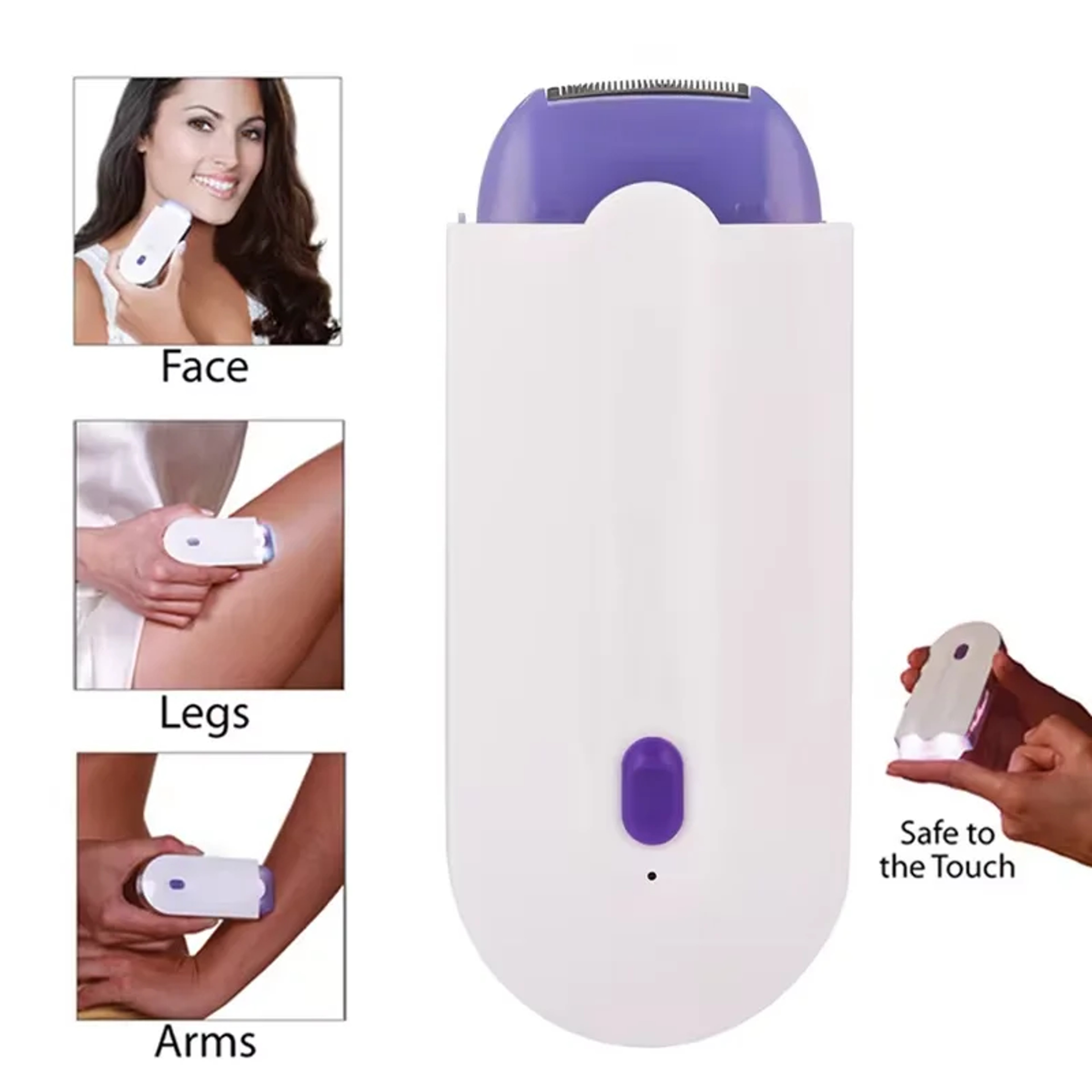 Mini Electric Epilator & Rechargeable Shaver for Facial and Body Hair Removal – view 1