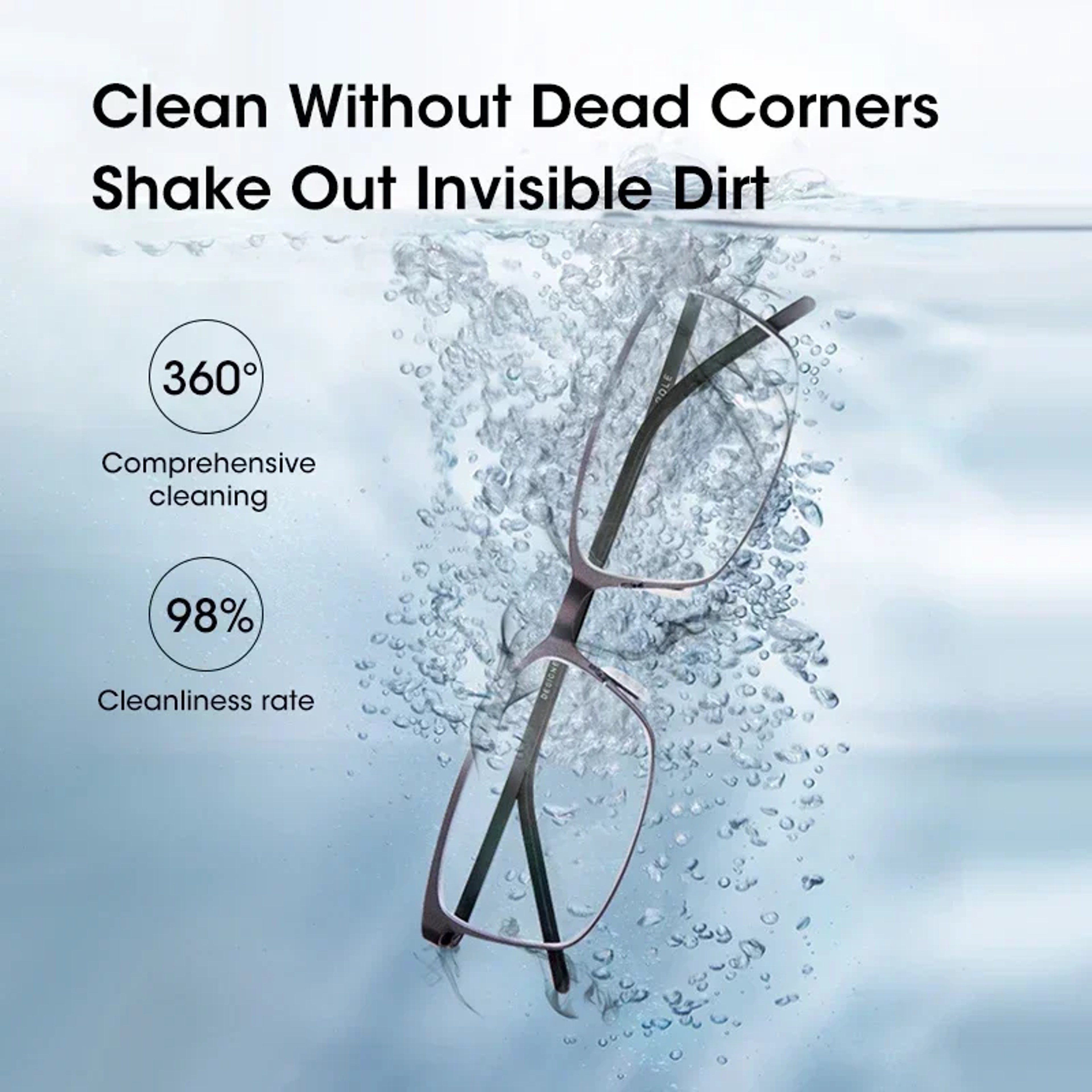 Powerful 50W Ultrasonic Cleaner For Jewelry And Glasses 2