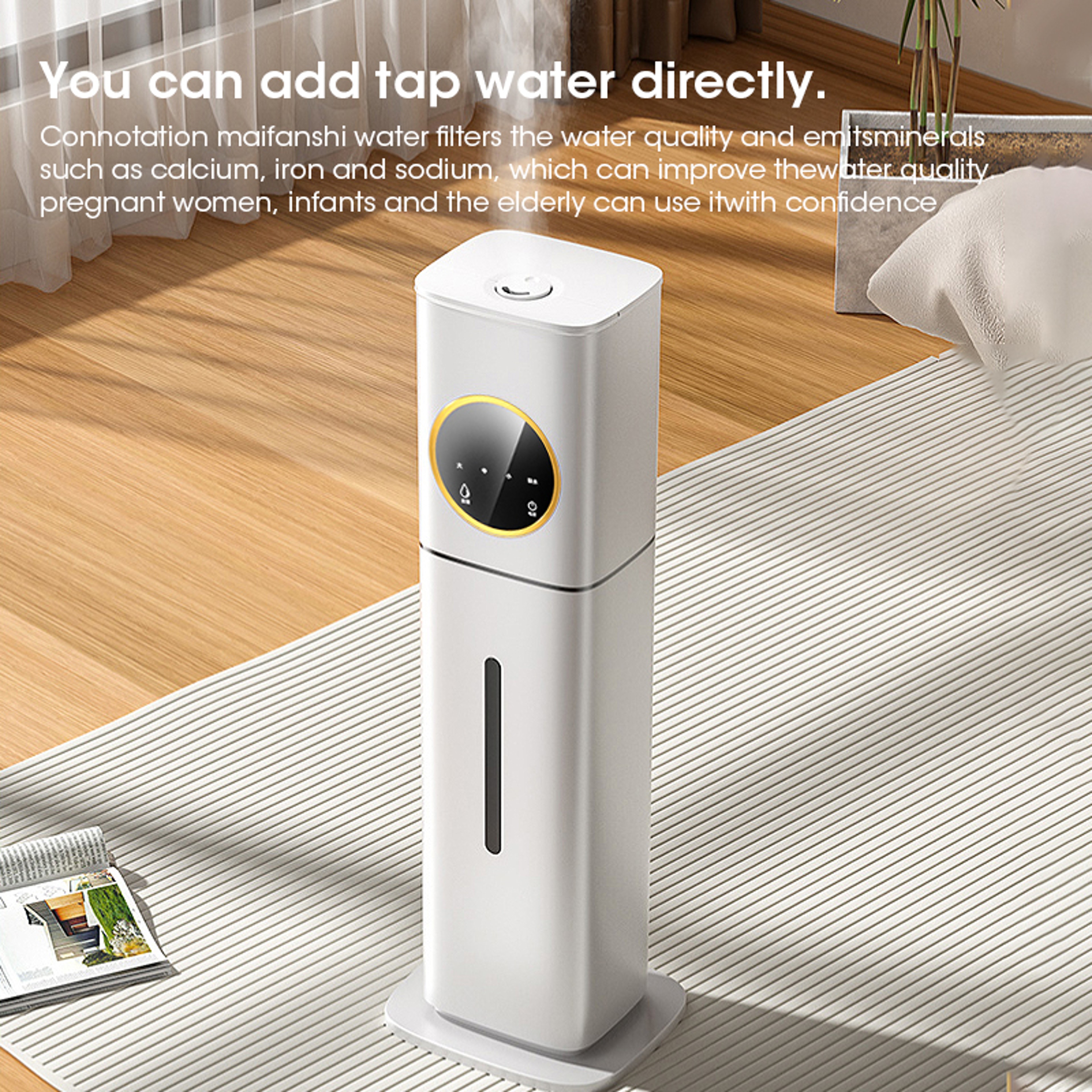 8L Smart Control Humidifier with LED Display Ultra Cool Mist for Home and Office – view 6