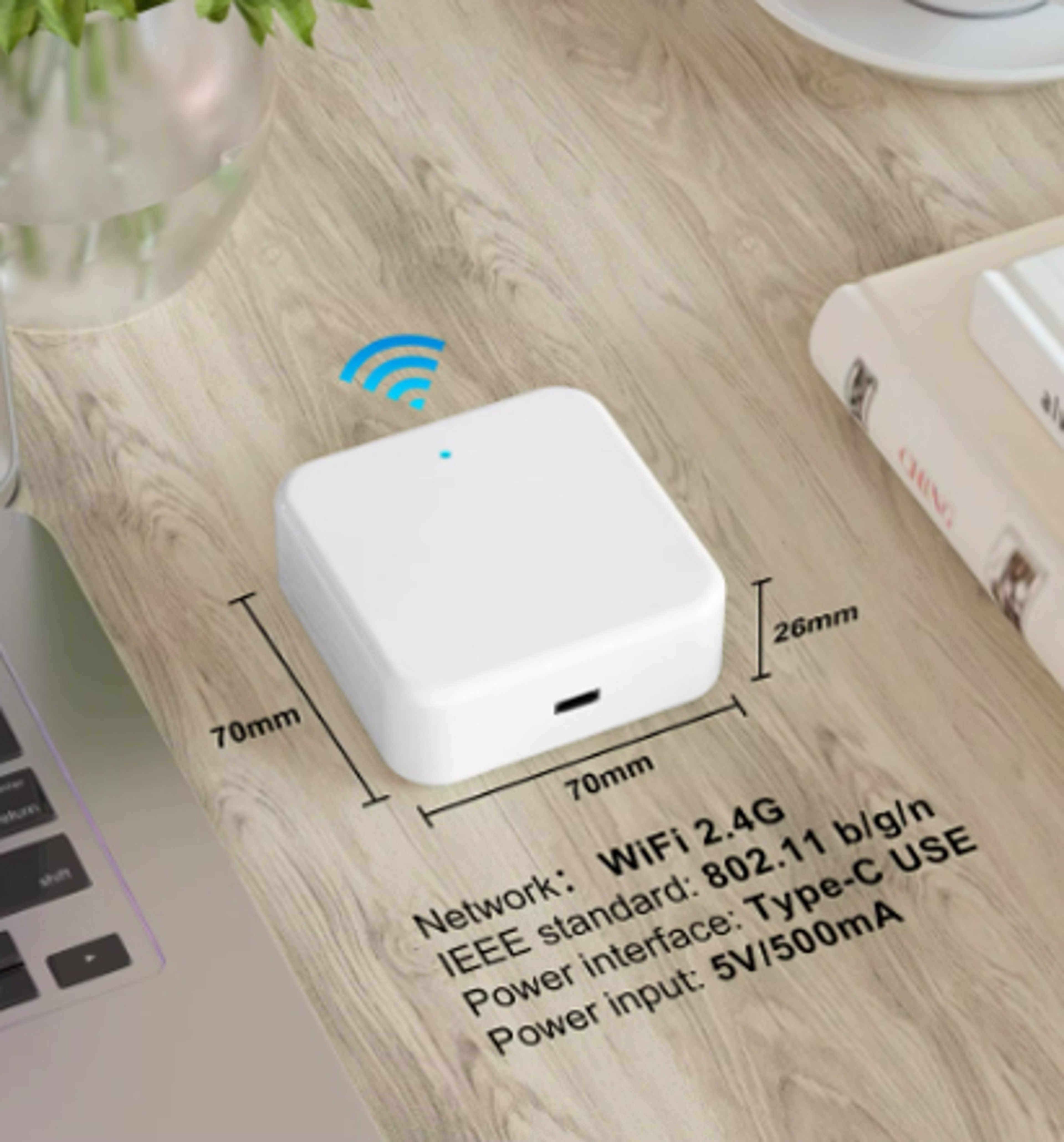 TT LOCK G2 Wireless WiFi Gateway Hub with RJ45 & Key Fob Remote Control – view 6