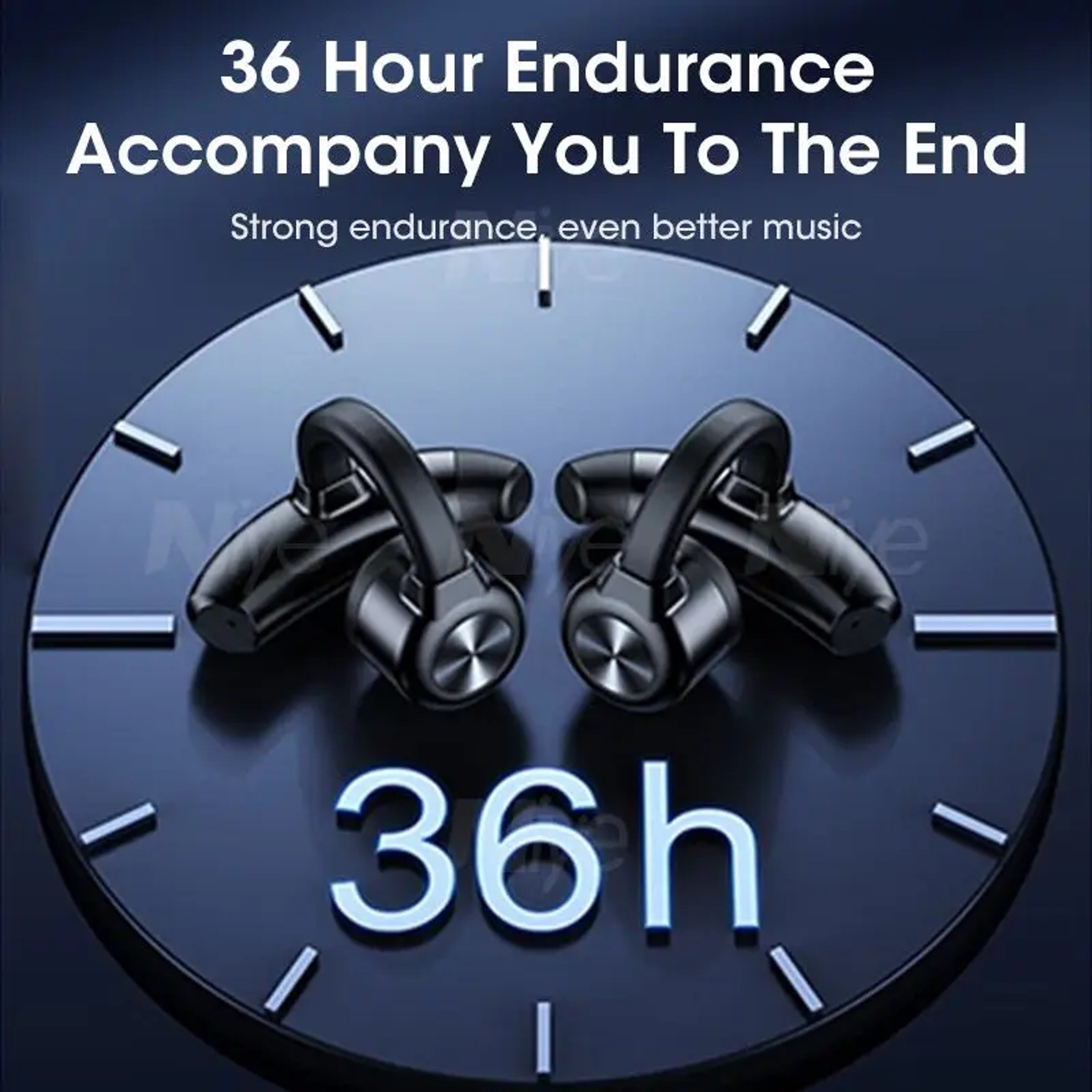 Real Bone Conduction Wireless Earphones  Bluetooth TWS Headphones For Sports  Running  Comfortable  5