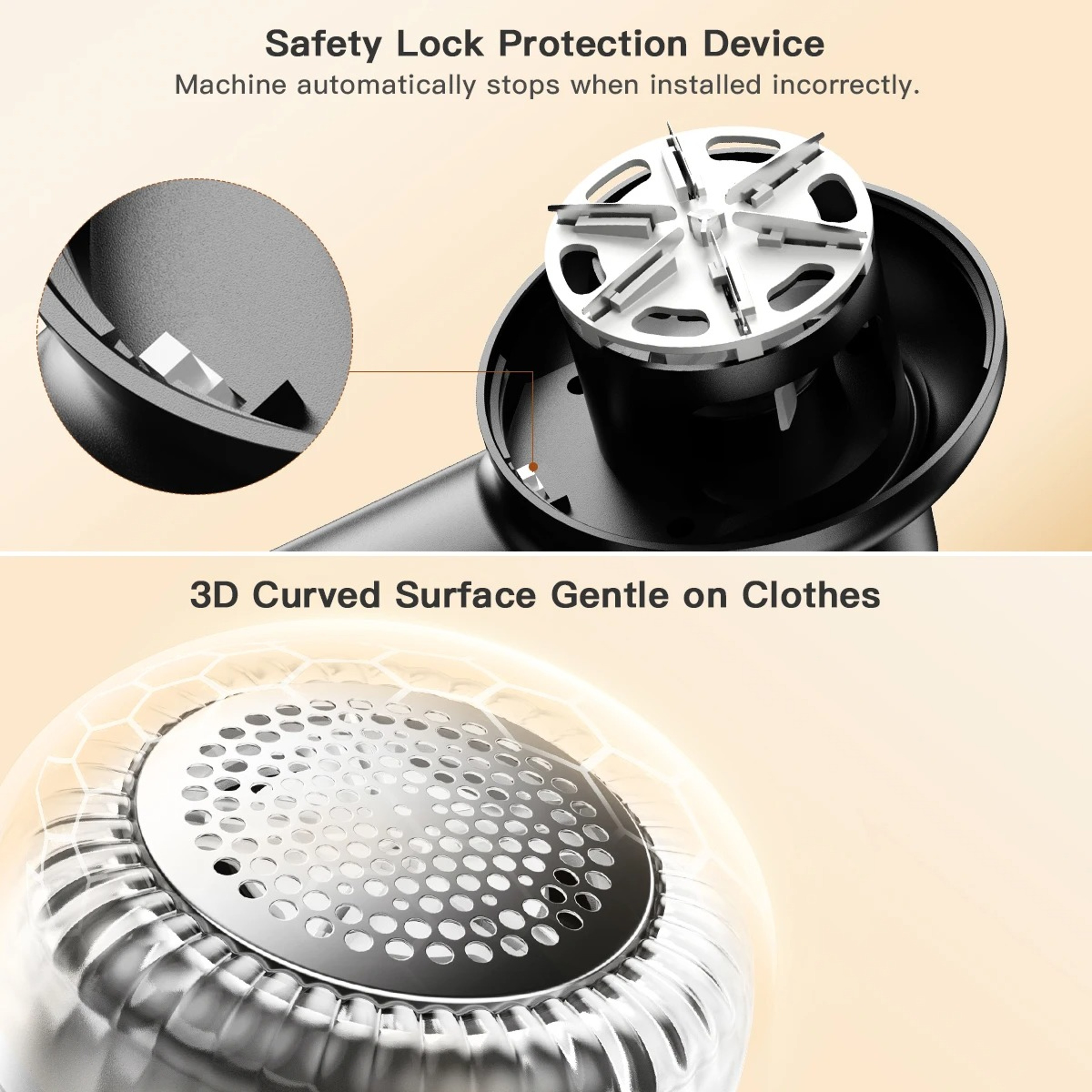 Intelligent Electric Lint Shaver - Rechargeable Defuzzer with Digital Screen for Sweater, Clothes & Fabric Trimming – view 5