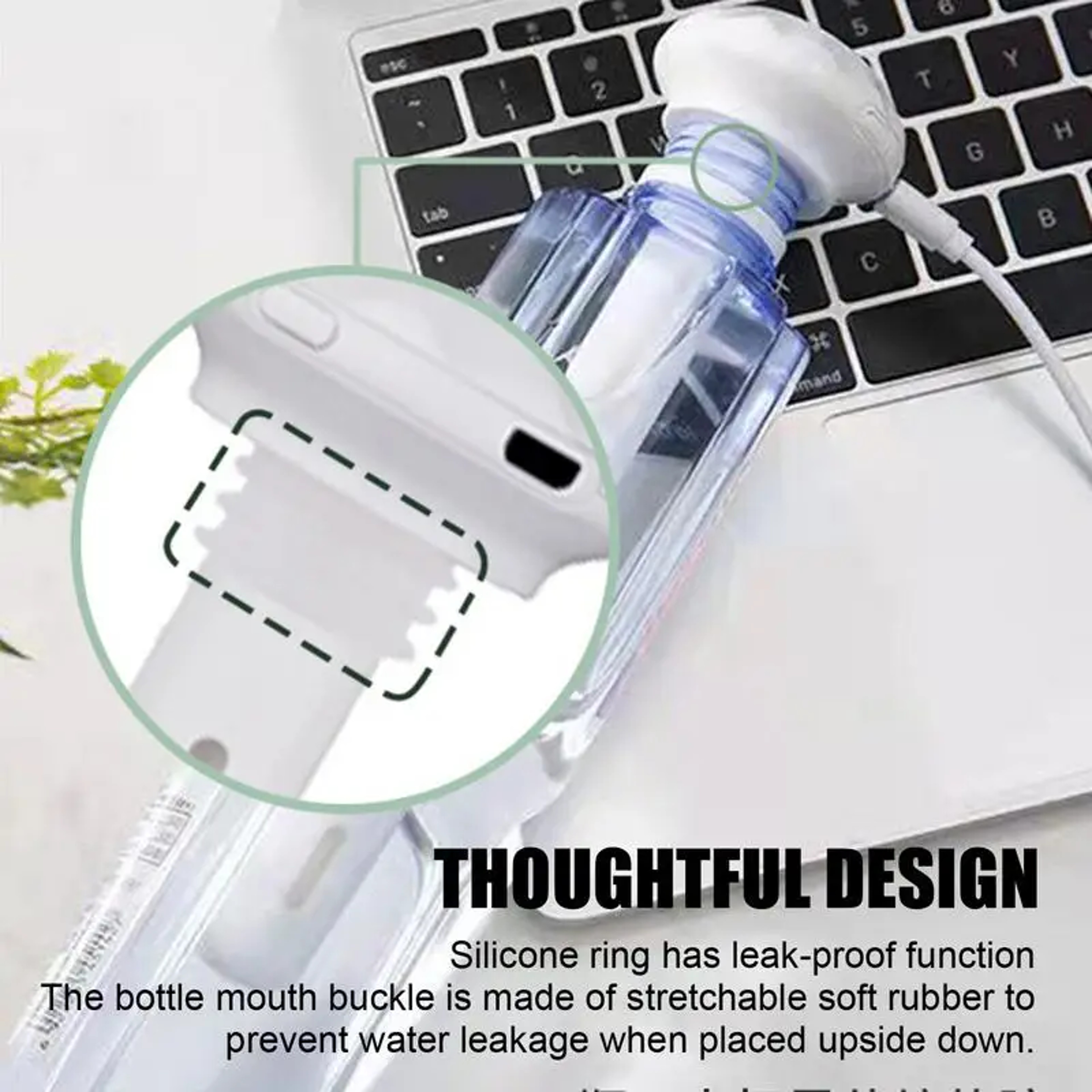 USB Mini Ultrasonic Air Humidifier for Car - LED Lamp Aroma Diffuser with Anion Mist and Romantic Light – view 3