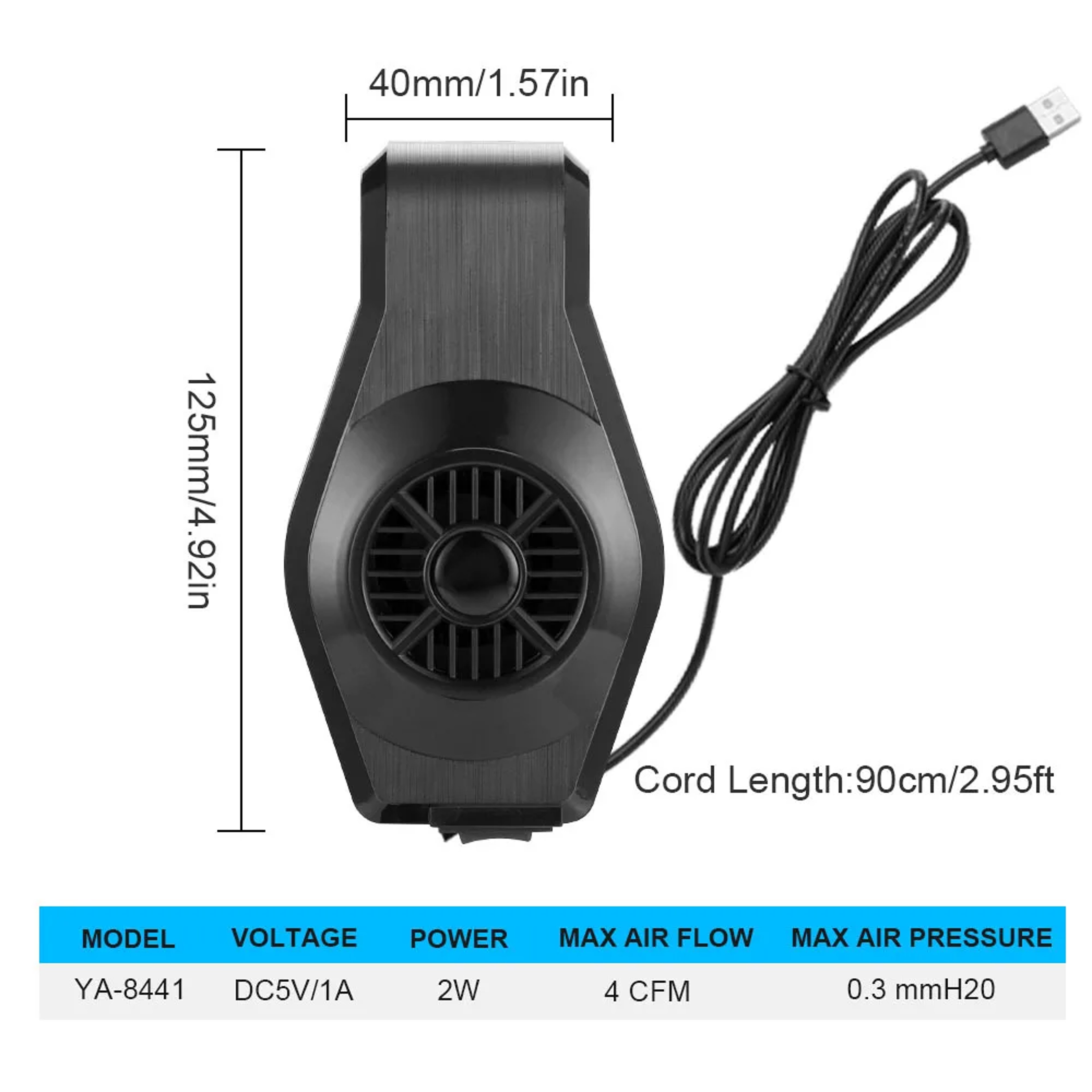 Mini USB Aquarium Cooling Fan with Speed Control for Fish Tank – Powerful Heat Dissipation, Quiet & Waterproof – view 7