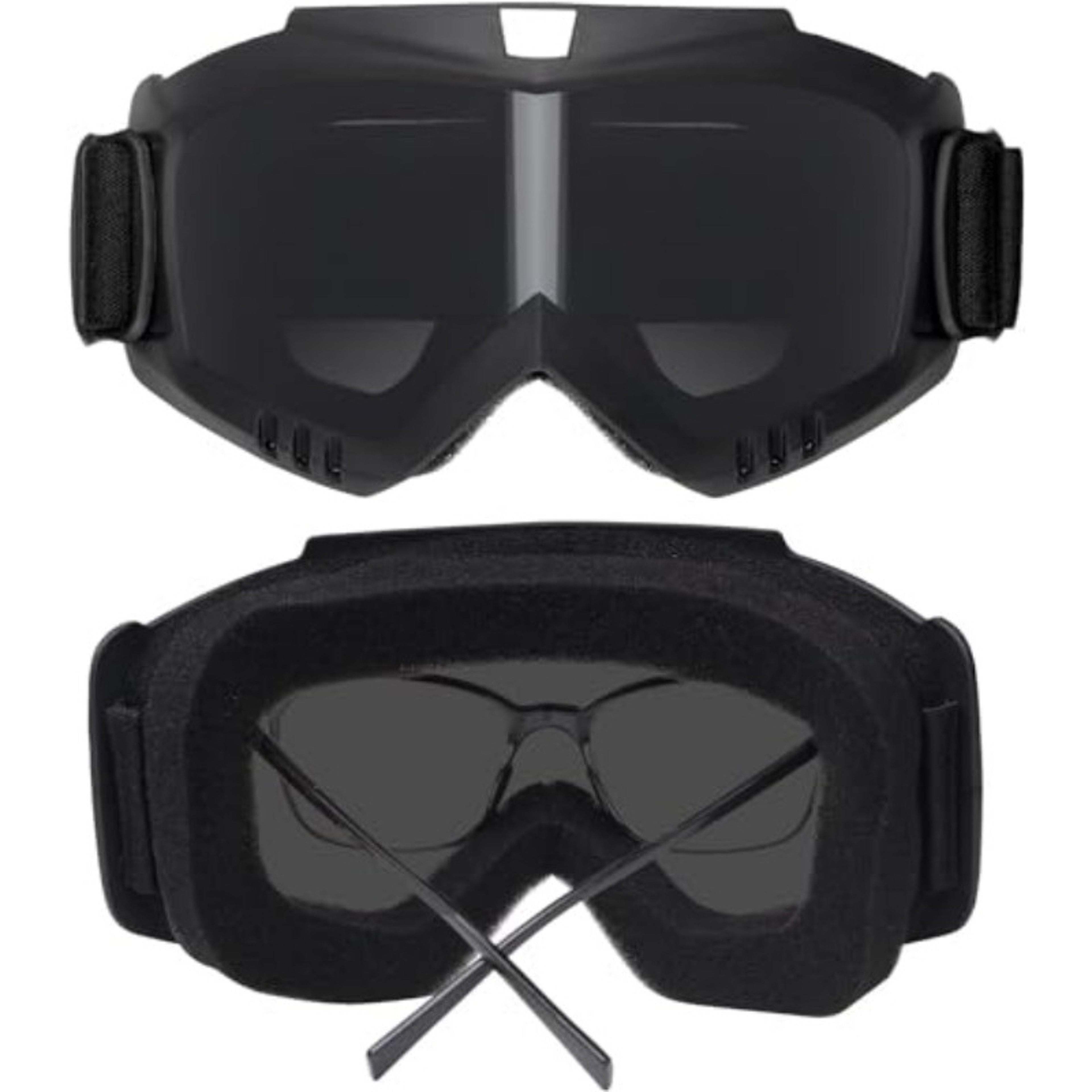 Military Tactical Full Face Helmet MICH ABS – Protective Gear with Detachable Goggles & NVG for Airsoft and Wargames – view 3