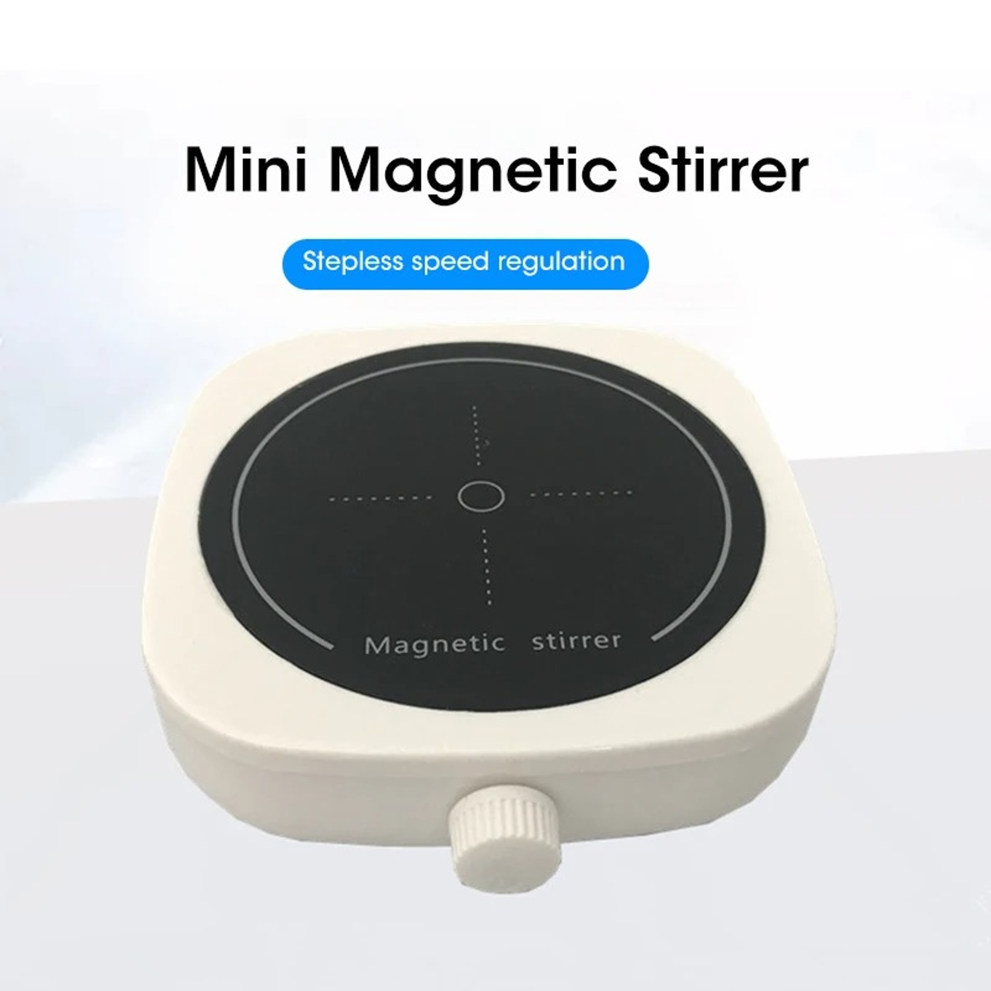 Portable Magnetic Stirrer with Stir Bar for Laboratory –RPM Lab Mixer – view 1