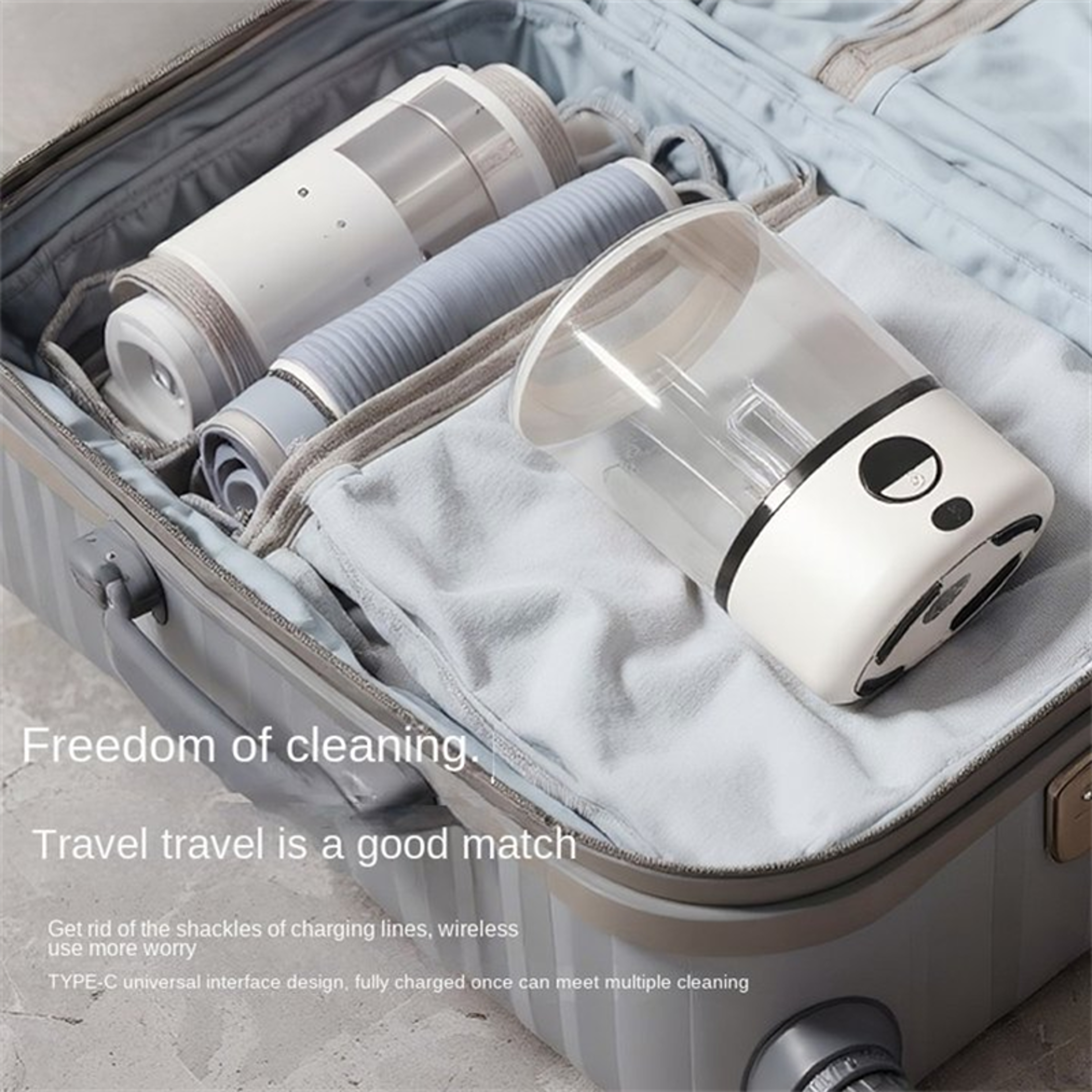 Portable Mini Washing Machine - Folding Design for Quick Underwear Laundry – view 4