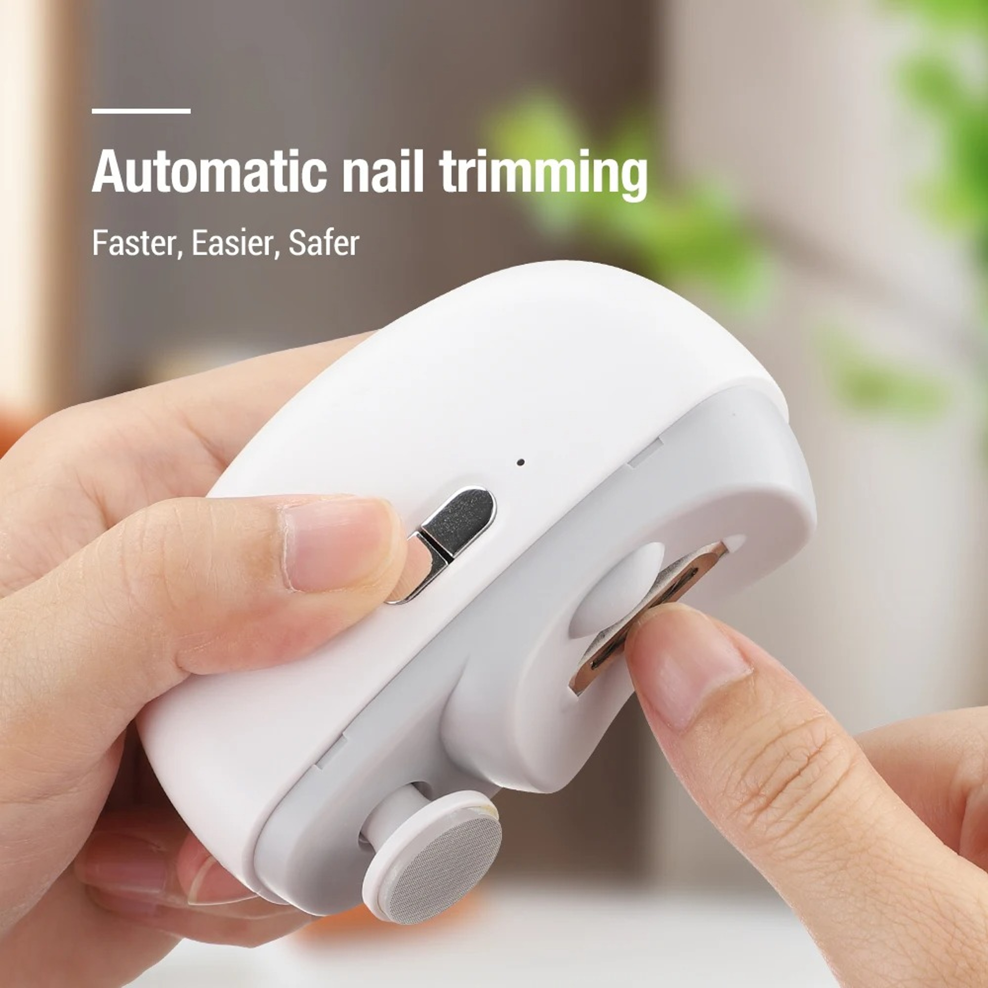 USB Cordless Nail Care System – Automatic Trimmer Clipper Polisher and Brush for Manicure & Pedicure All-in-One Tool – view 4