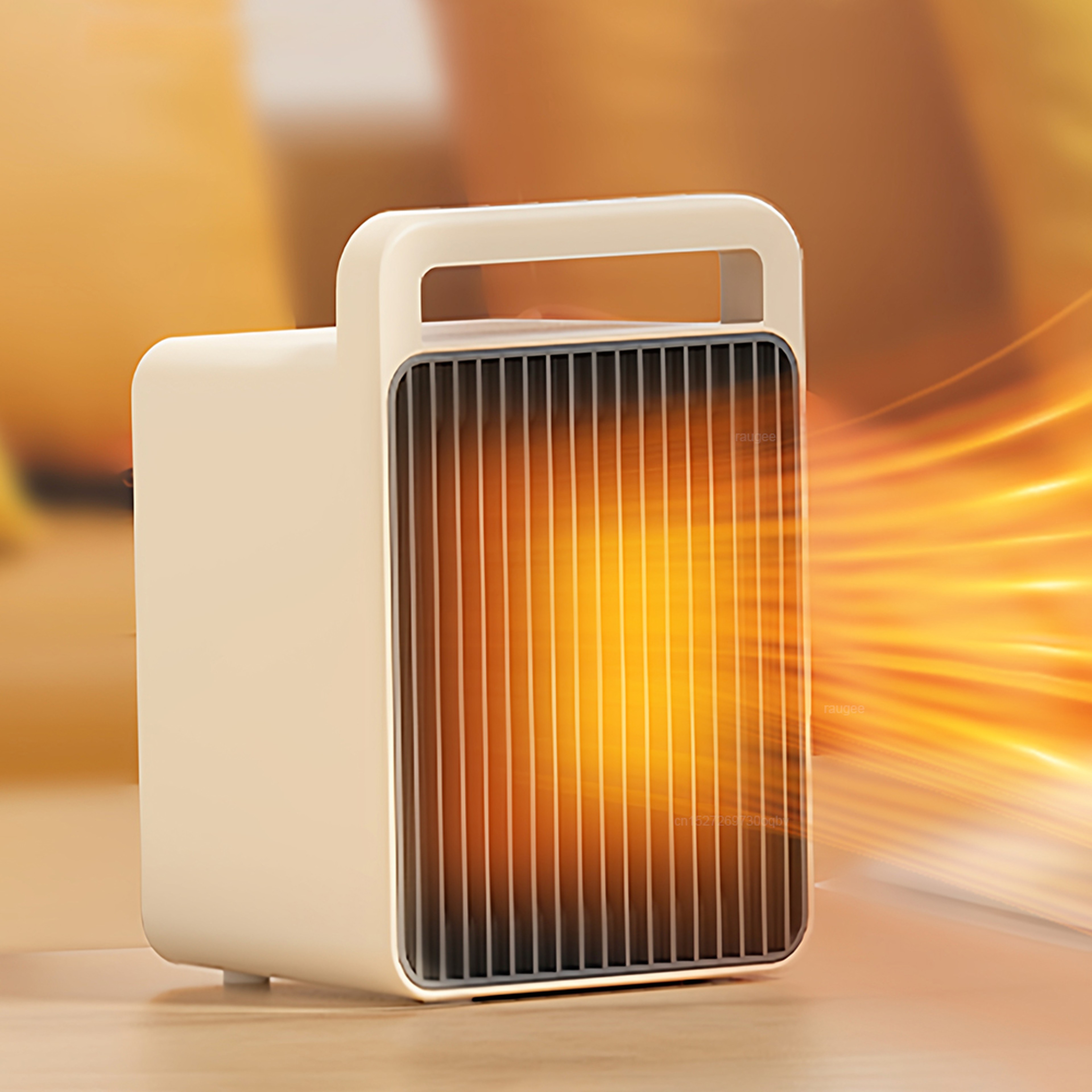 Portable Mini PTC Heater For Home Room  Bathroom  Compact Electric Heating Fan  Hot Air Blower 3