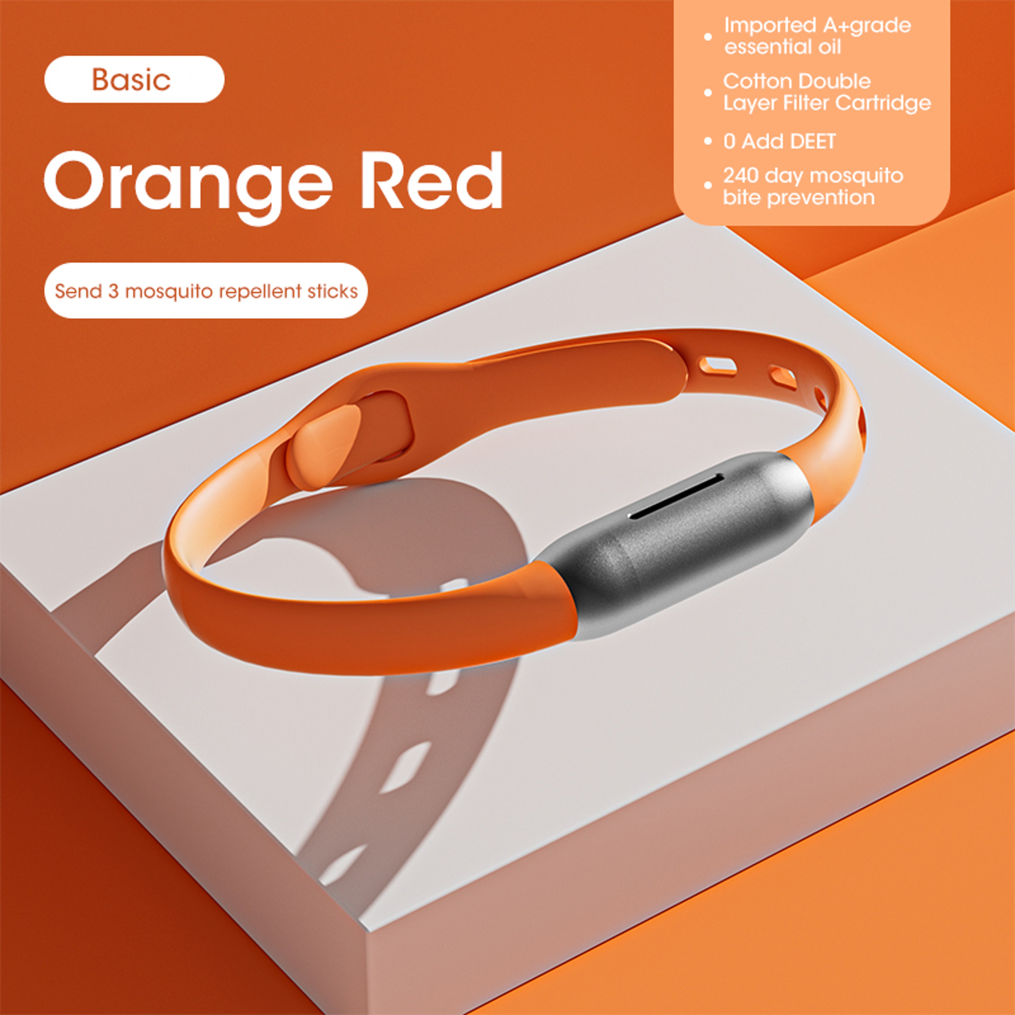 Natural Essential Oil Anti Mosquito Wristband Bracelet for Kids & Adults Outdoor Protection – view 8