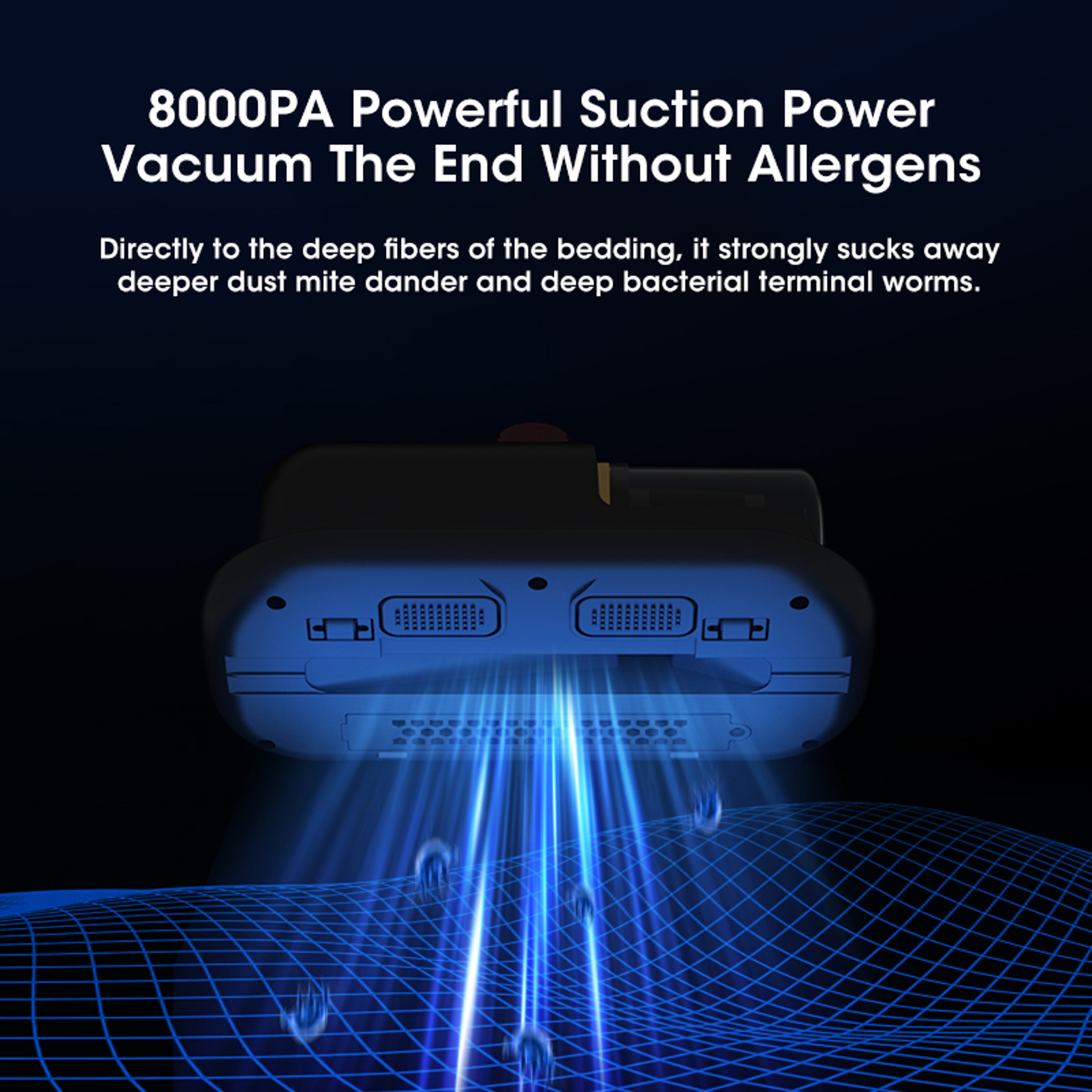 Handheld Wireless UV Vacuum Cleaner for Mite Removal and Deep Sterilization – view 5