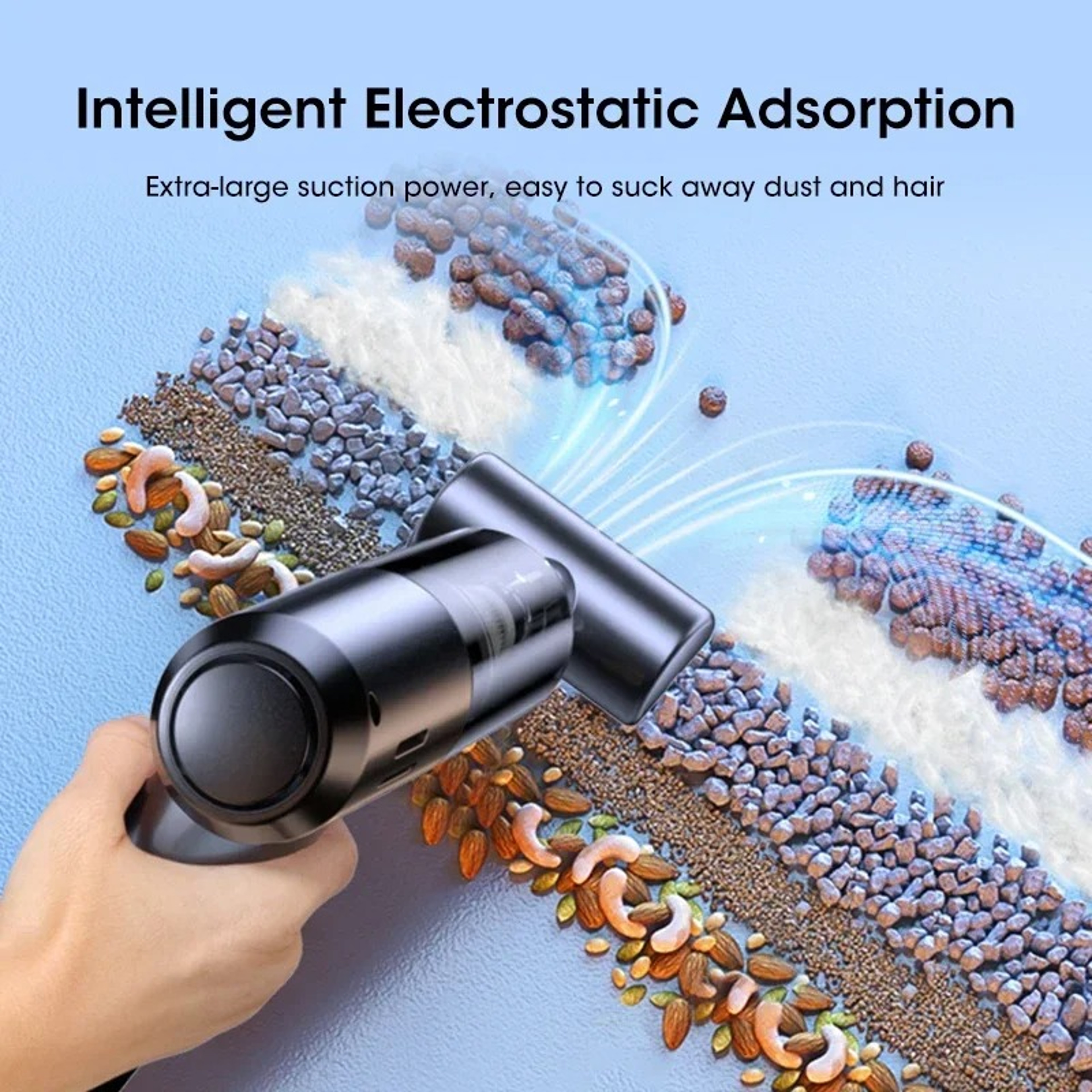 Cordless Handheld Vacuum Cleaner – Strong Suction for Pet Hair, Wet/Dry Use – Rechargeable, Portable, for Home – view 5