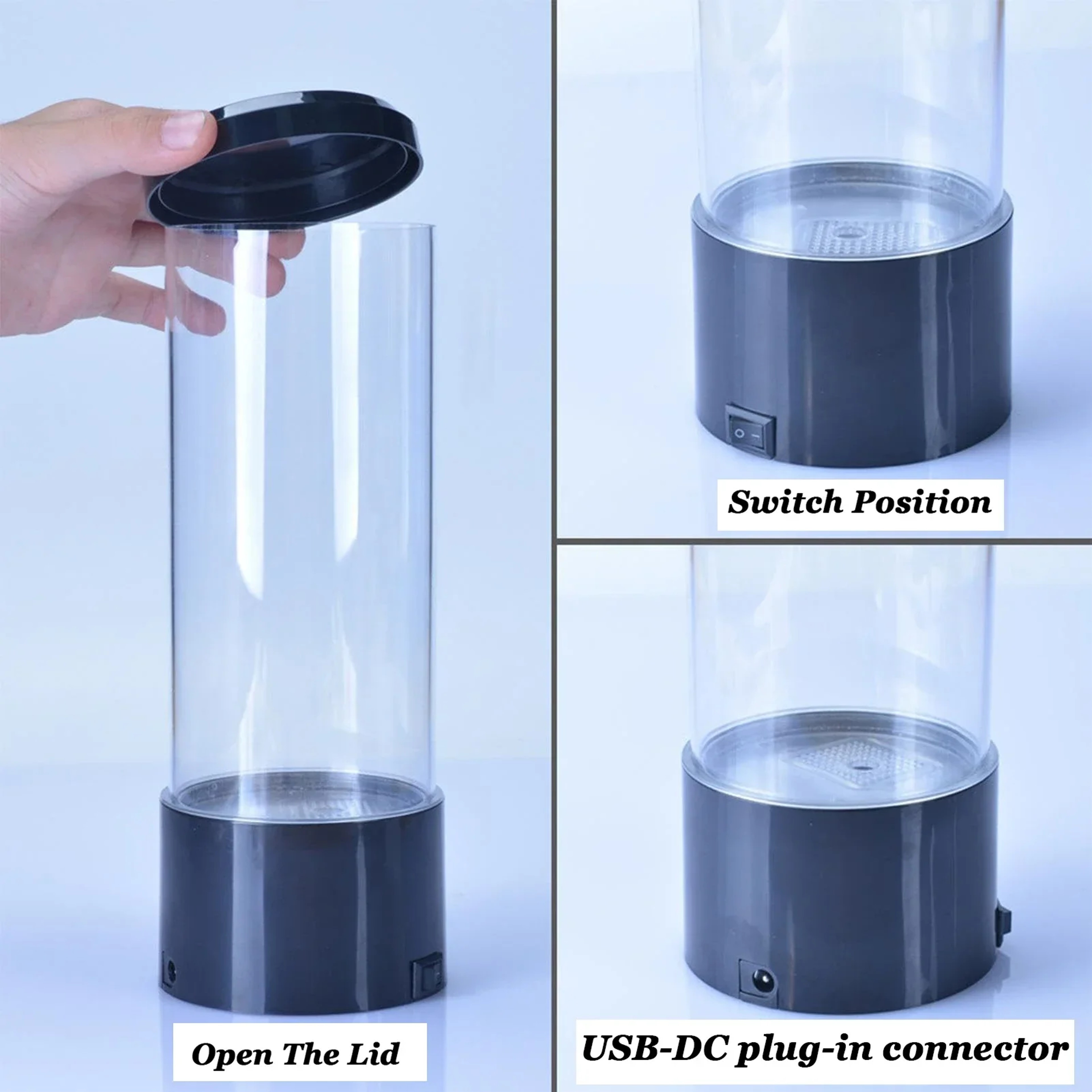 Jellyfish Aquarium Lamp With LED Remote Control  ColorChanging Night Light With 8 Colors Ideal For  4
