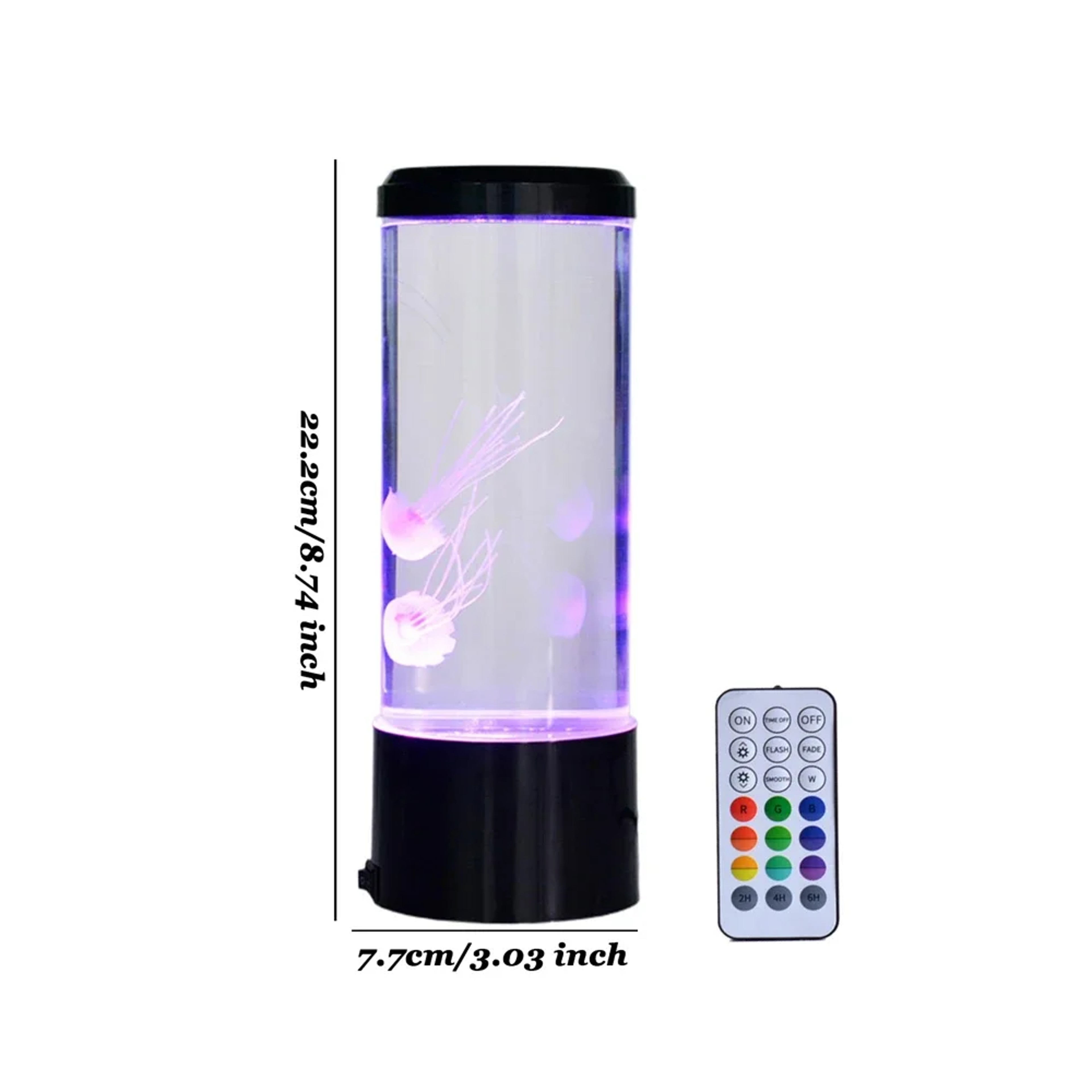 Jellyfish Aquarium Lamp With LED Color Changing Remote Control  Colors Night Light  Home Decor 3