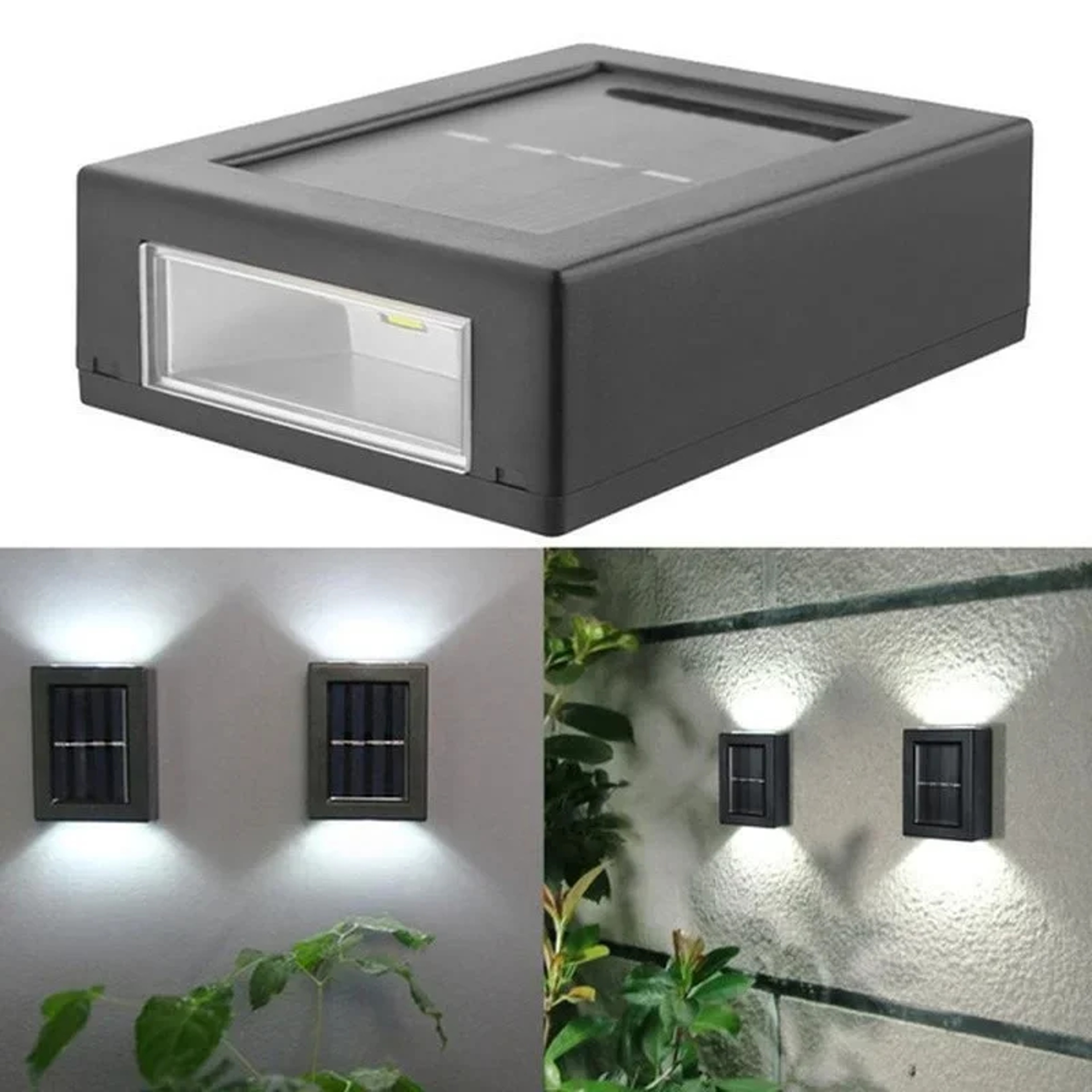Solar Wall Light For Garden Waterproof LED Outdoor Lighting For Porch And Yard Decoration 1