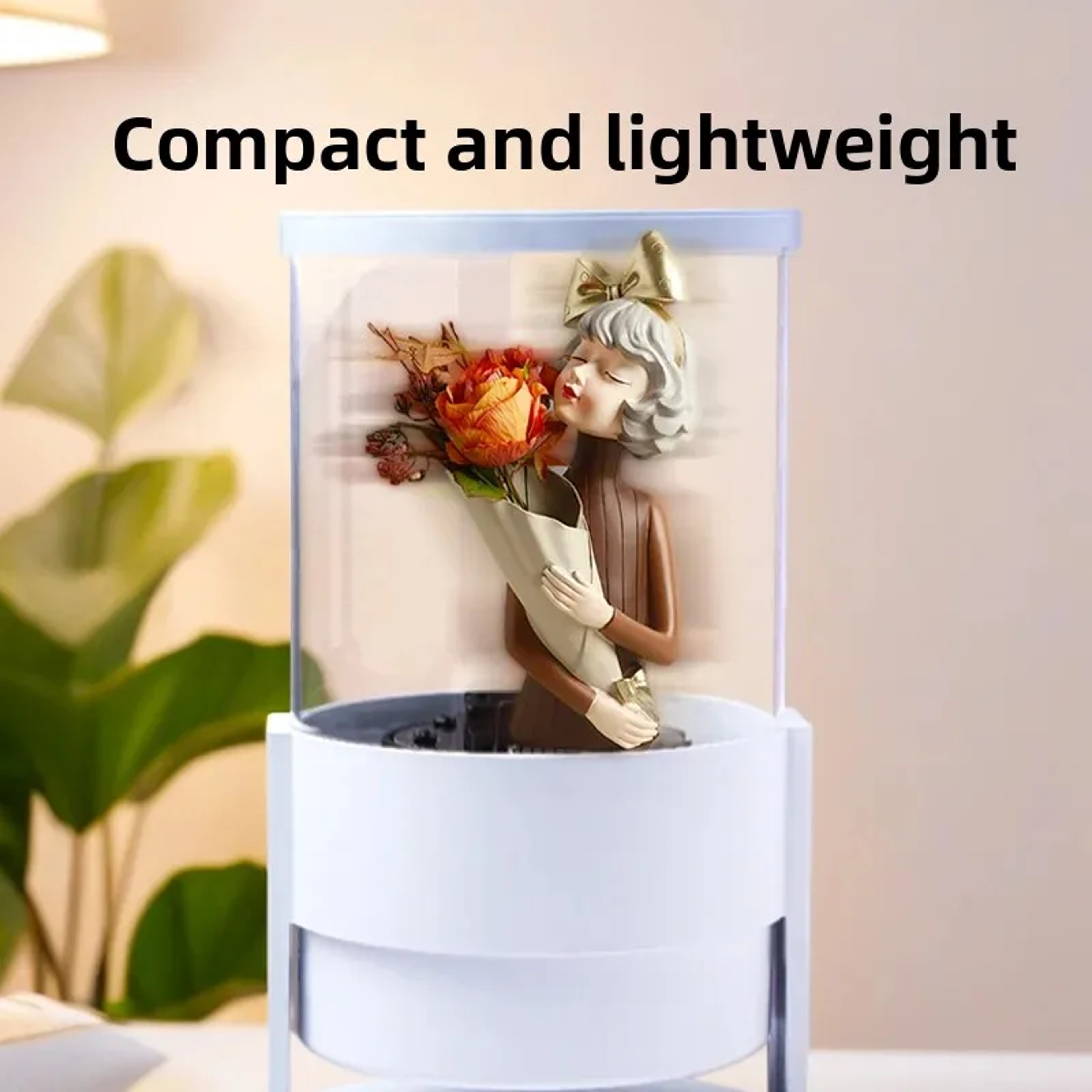Hologram Projector Fan Cylindrical LED Display With WiFi  Bluetooth Control 4