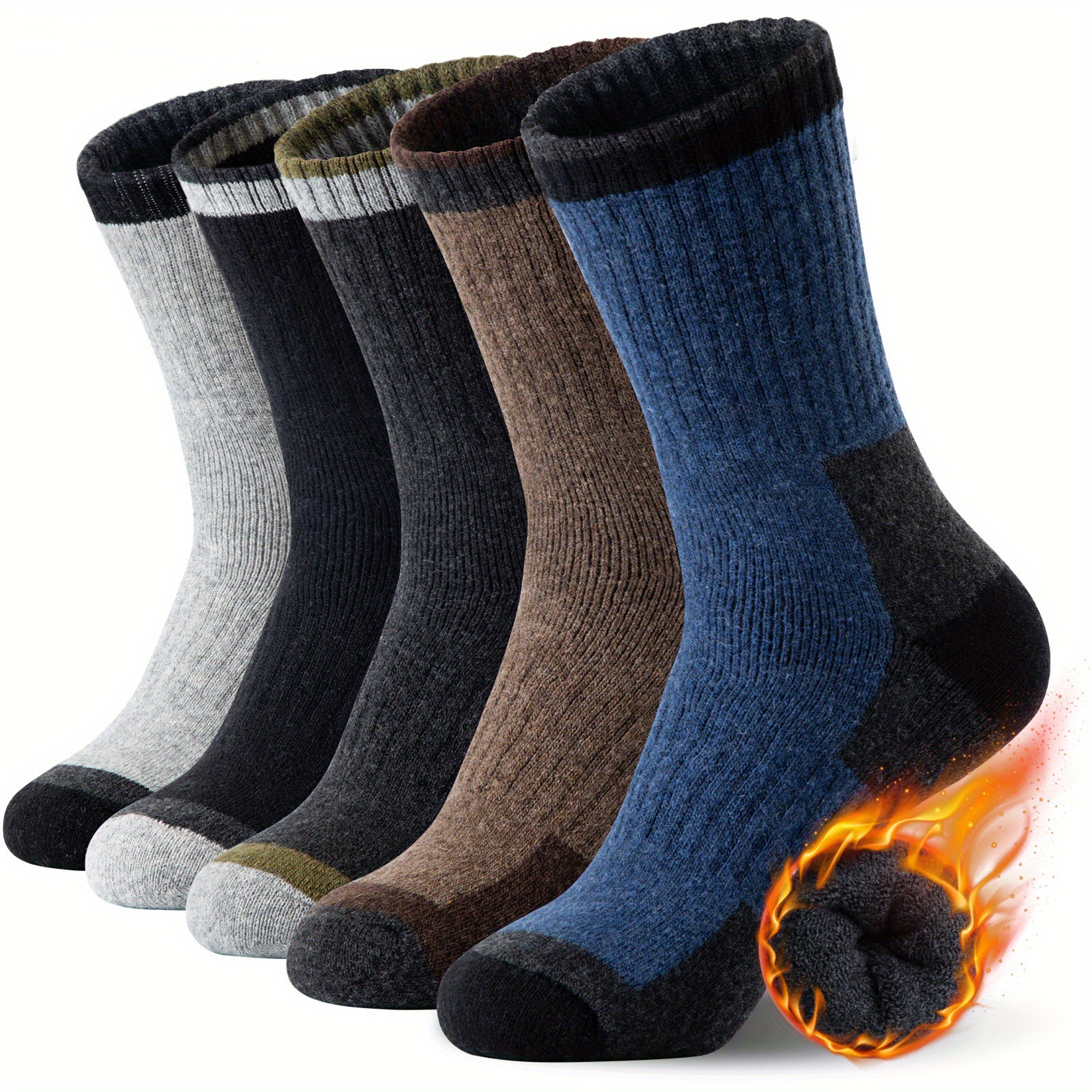 Winter Merino Wool Hiking Socks - Warm, Moisture-Wicking, Breathable & Durable Thermal Socks for Men and Women – view 1