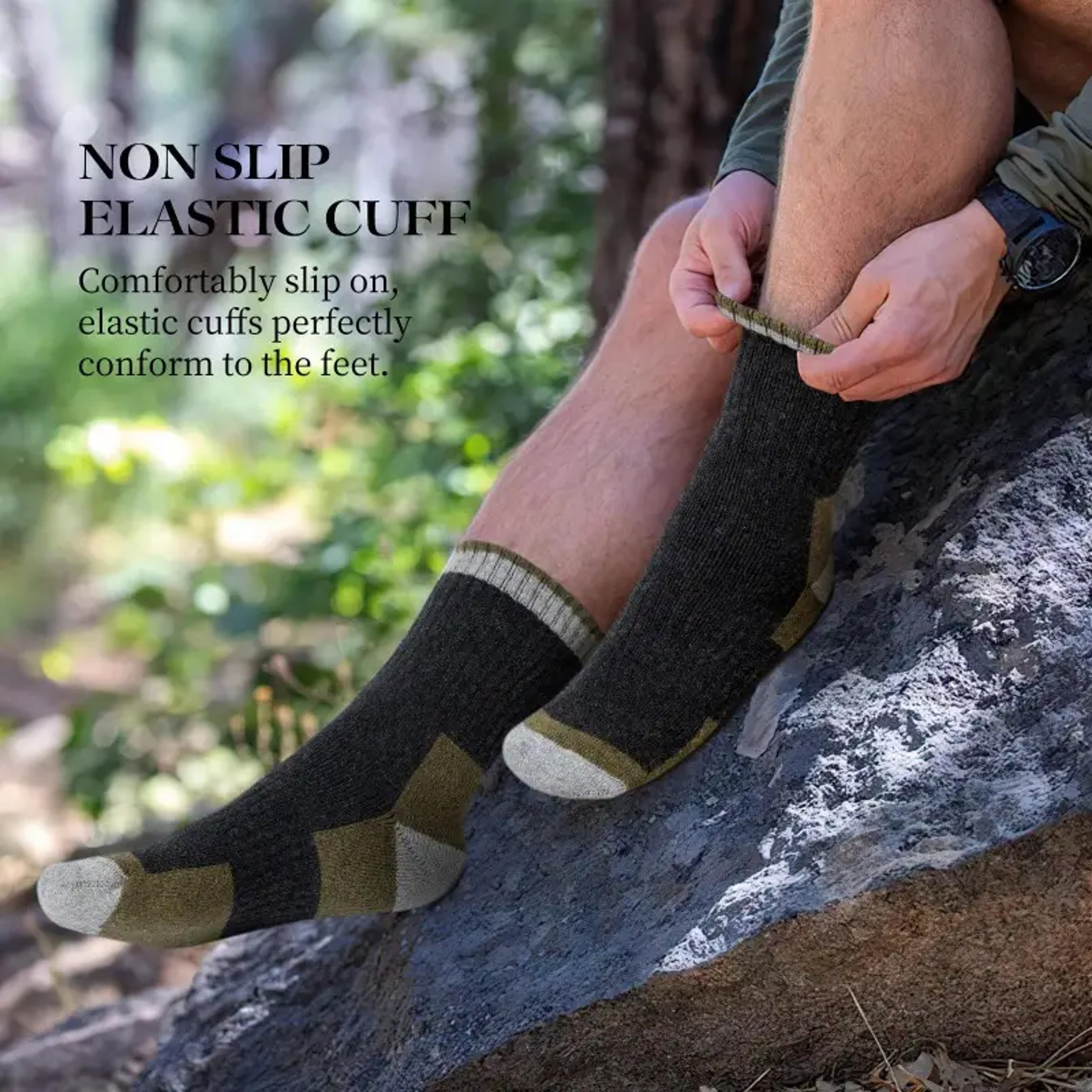Winter Merino Wool Hiking Socks - Warm, Moisture-Wicking, Breathable & Durable Thermal Socks for Men and Women – view 4