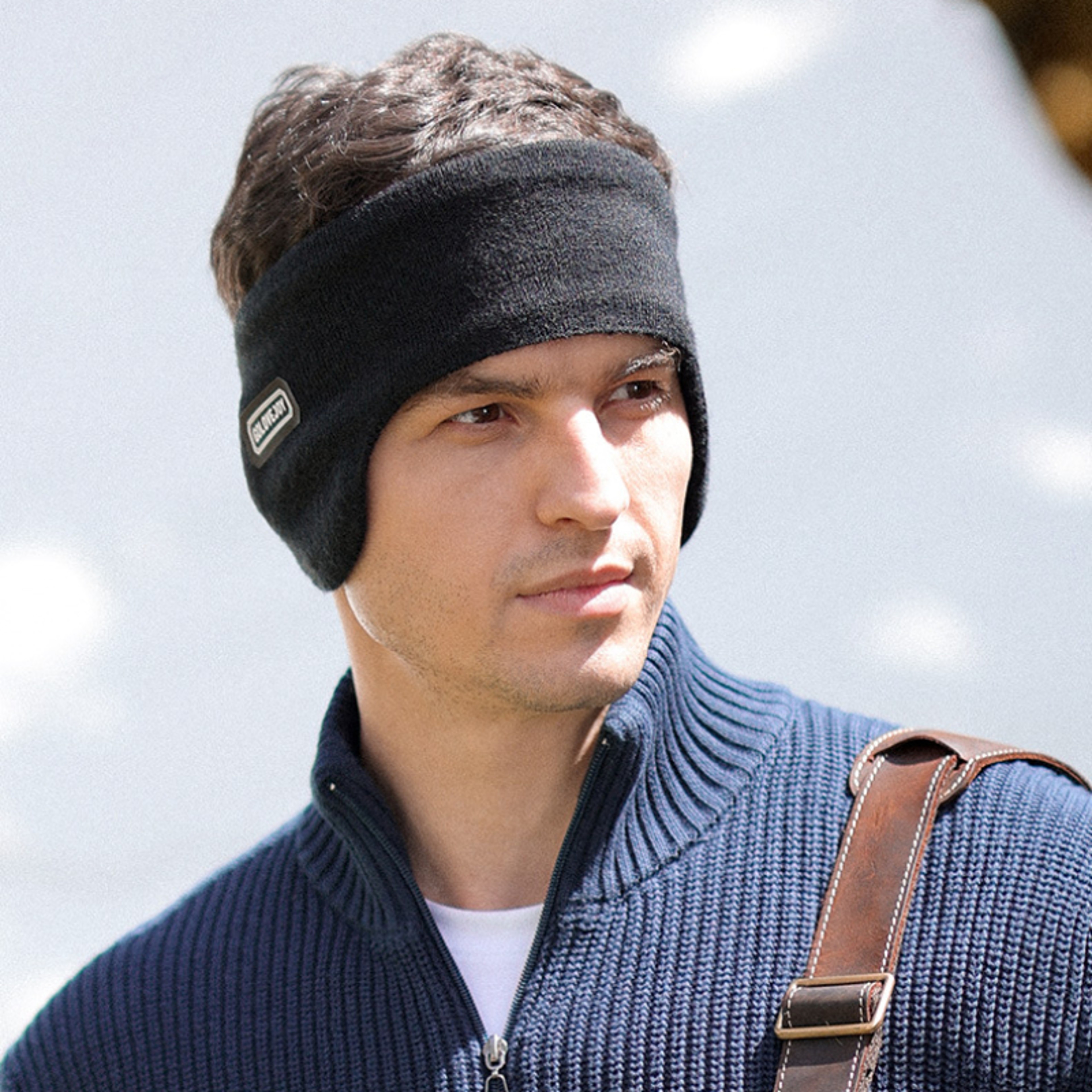 Winter Warm Earmuffs – Plush Knitted Thermal Headband for Outdoor Activities – view 4