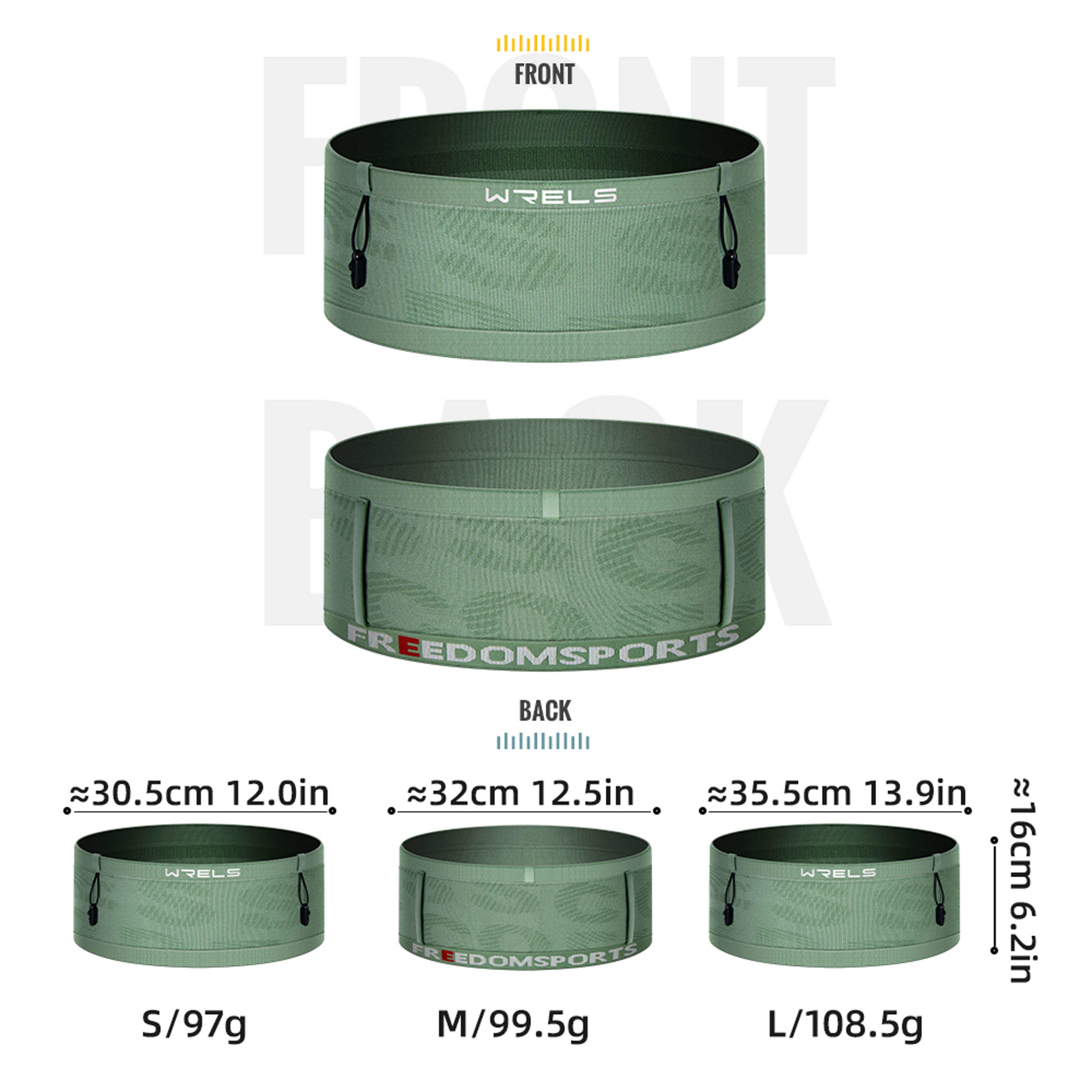 Invisible Lightweight Running Waist Bag - Breathable Quick-Dry Fitness Fanny Pack for Marathon, Gym & Running – view 5