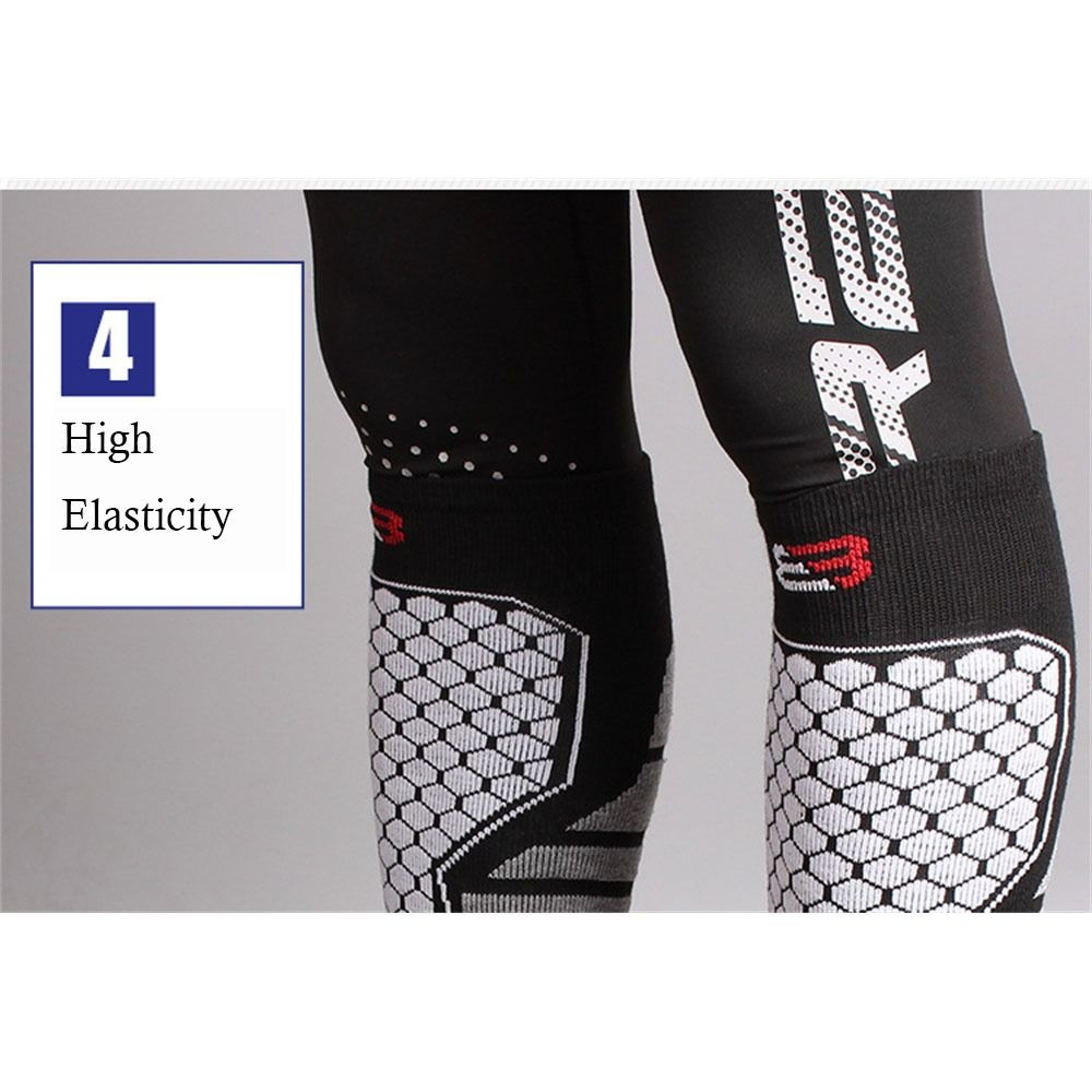 Winter Ski Socks - Anti-Slip Compression, Thermal Moisture-Wicking Knee-High Snowboard Socks – view 5