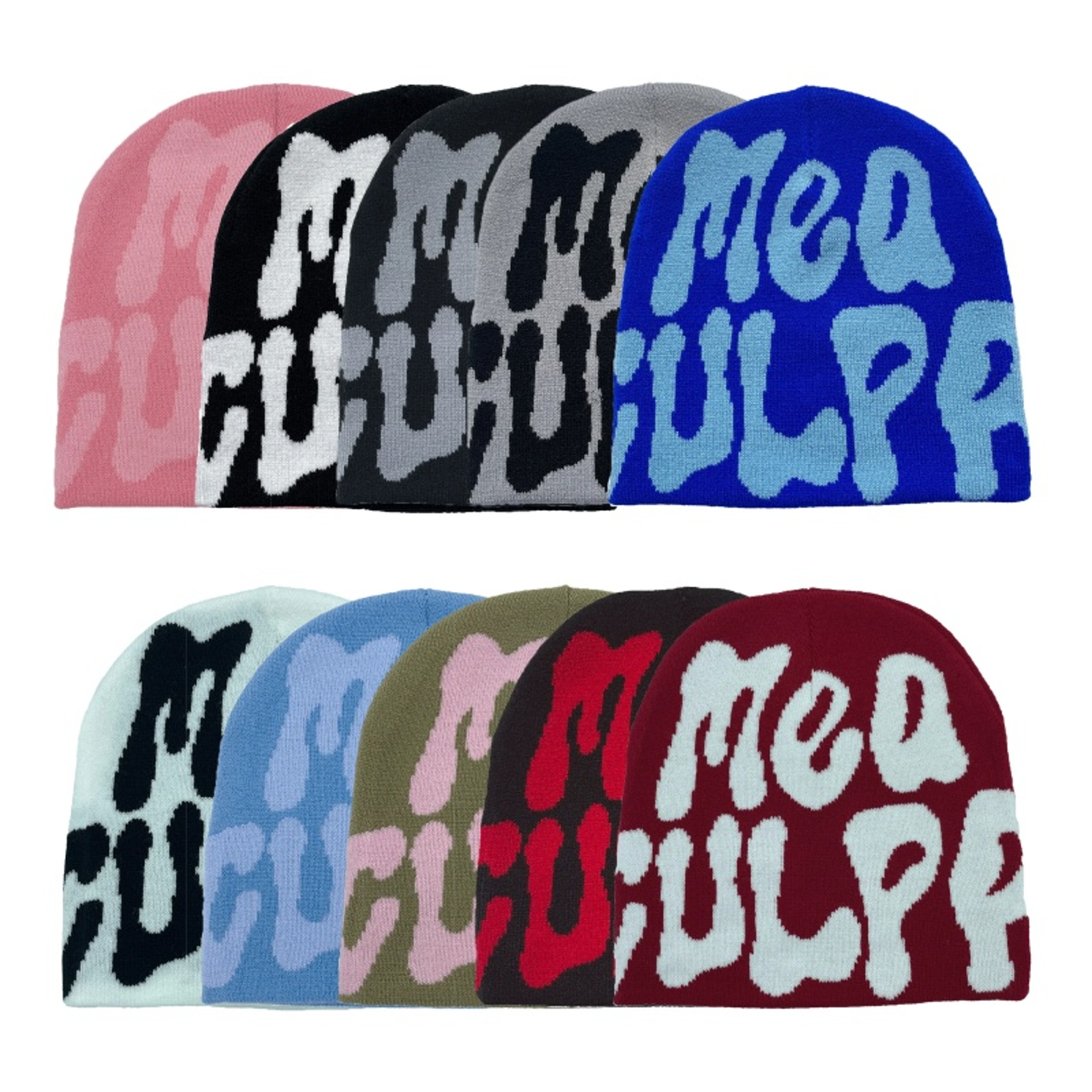 Fashionable Knitted Jacquard Hat  Unisex Warm Outdoor Riding Beanie 0