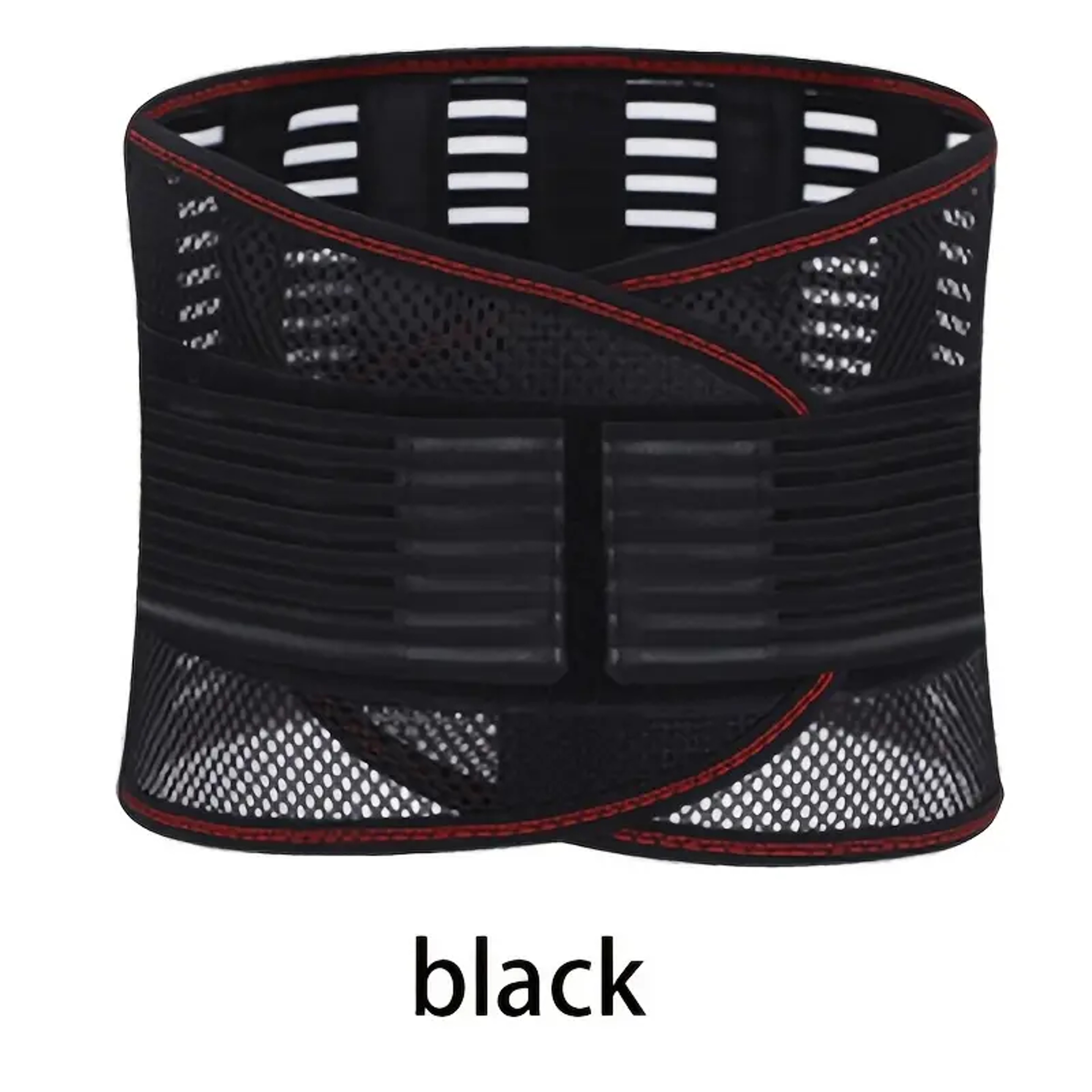 Lumbar Support Belt for Lower Back Pain Relief with Adjustable Breathable Mesh Brace – view 7