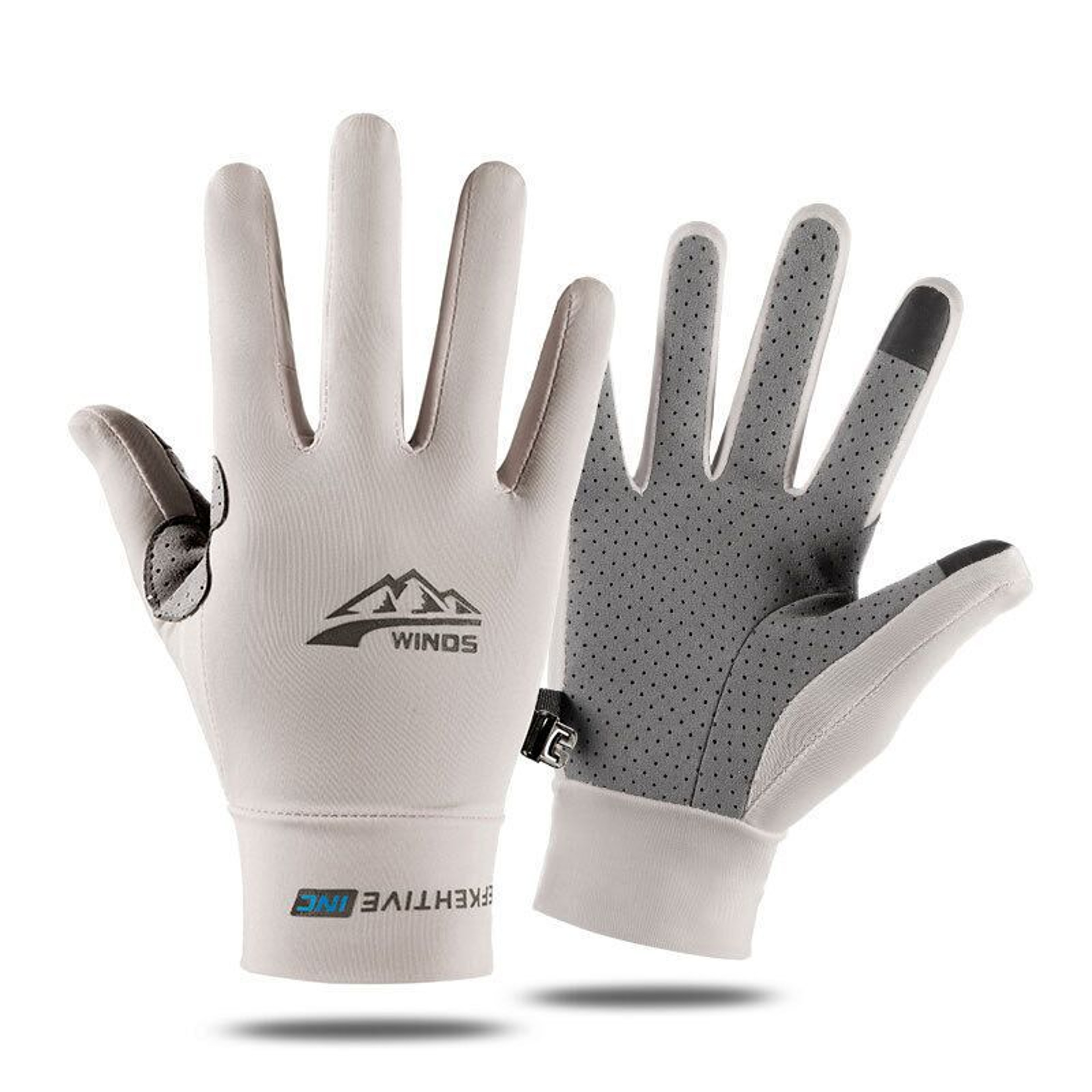 Breathable Ice Silk Full Finger Gloves For Sun Protection  AntiSlip Gloves For Riding Fishing And K 8