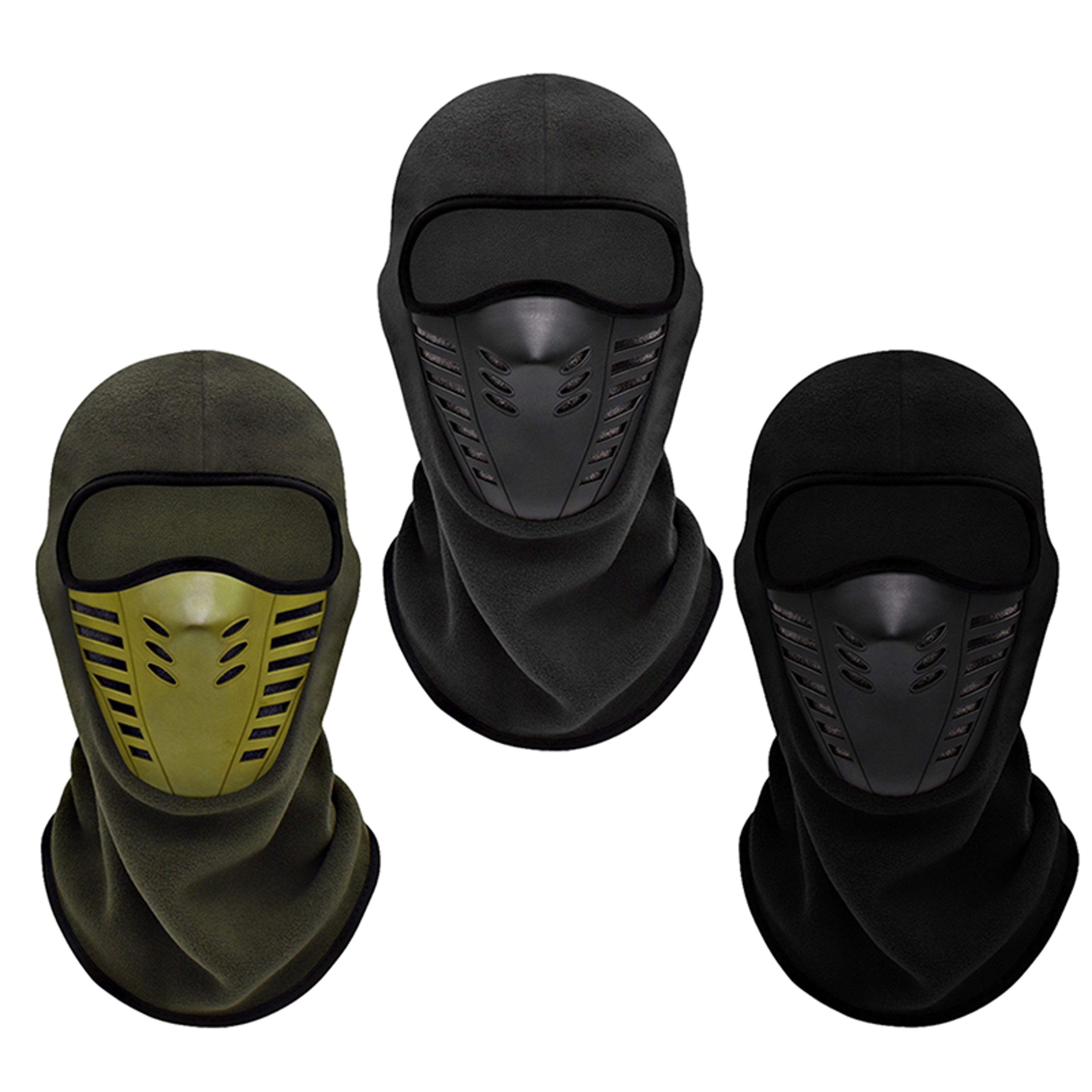 WRELS Winter Skiing Face Mask Hat  Windproof Fleece Cap  Scarf For Outdoor Sports 2