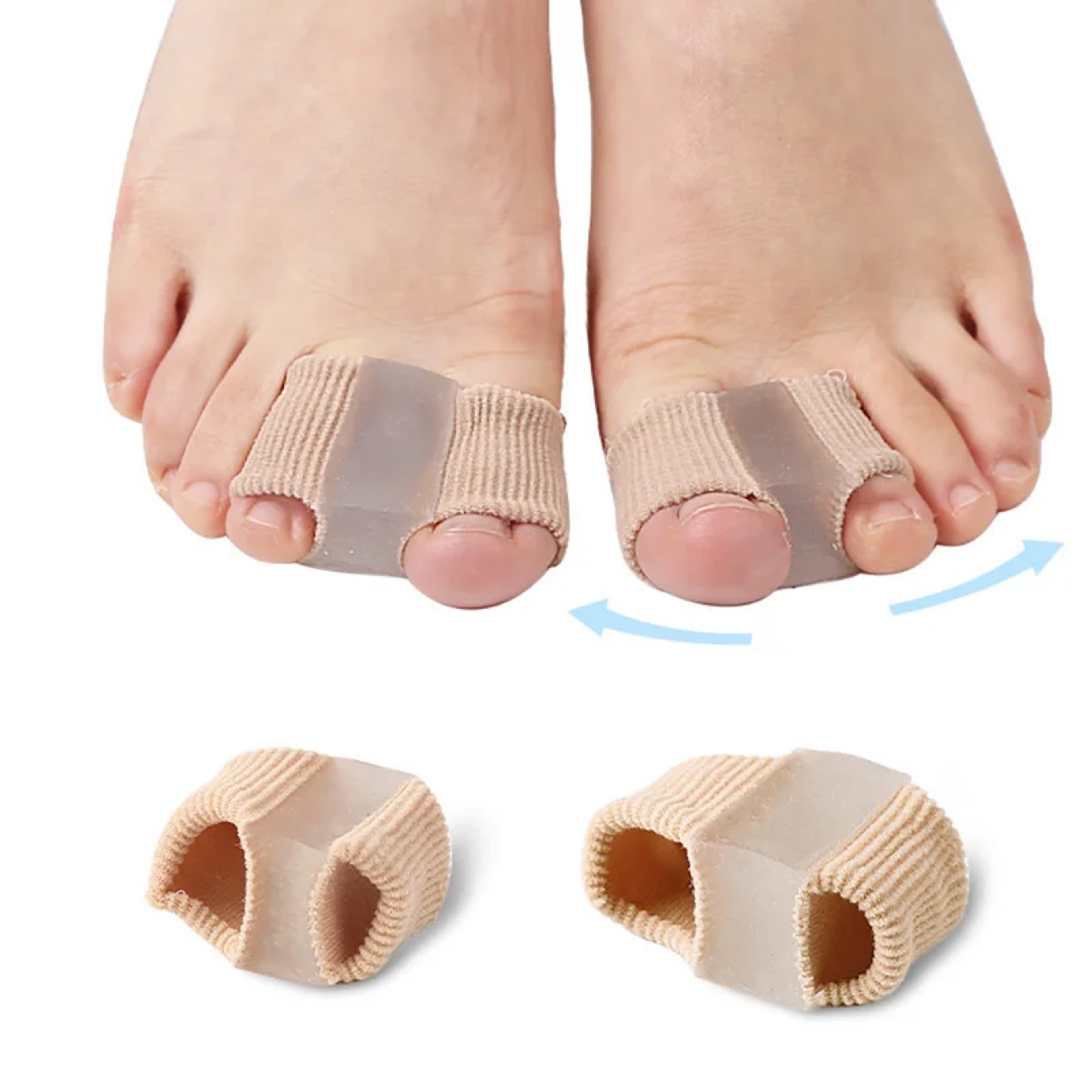 Hallux Valgus Corrector - Silicone Toe Separator for Pain Relief and Foot Straightening – view 6