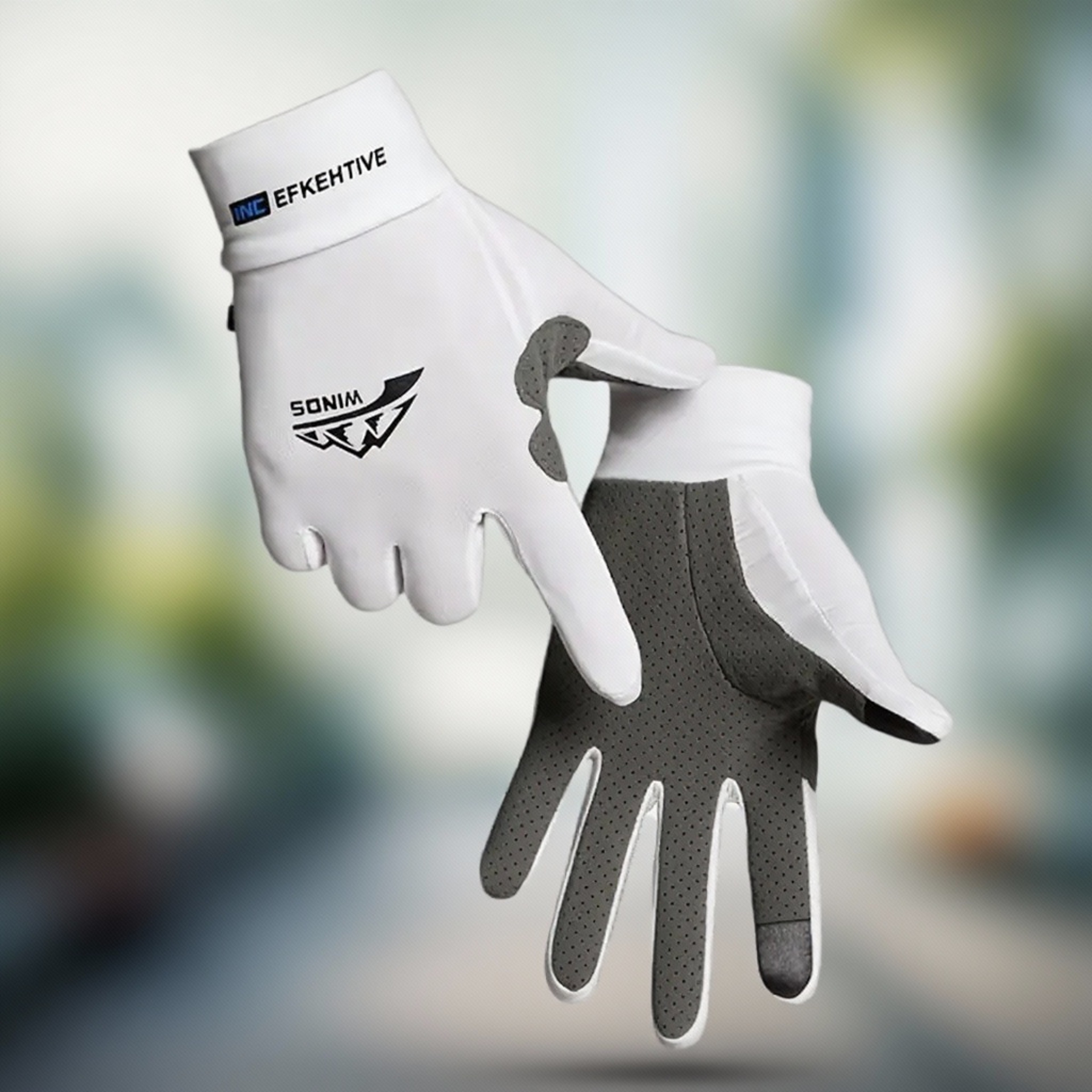 Ice Silk Cycling Gloves  Breathable Lightweight AntiSlip Full Finger Gloves For Outdoor Sports Driv 0