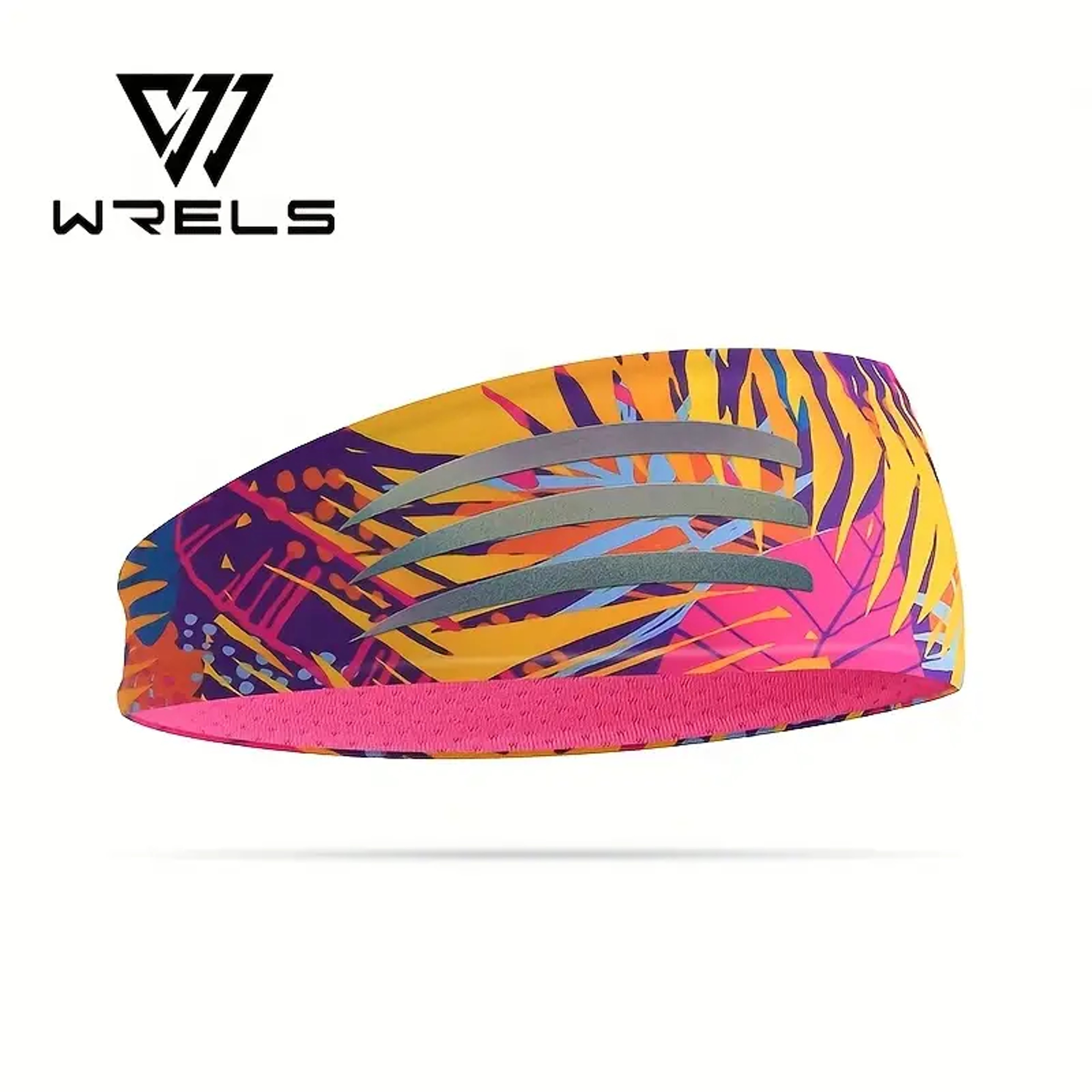 WRELS NonSlip Sports Headband Sweatband For Running Yoga And Cycling 0