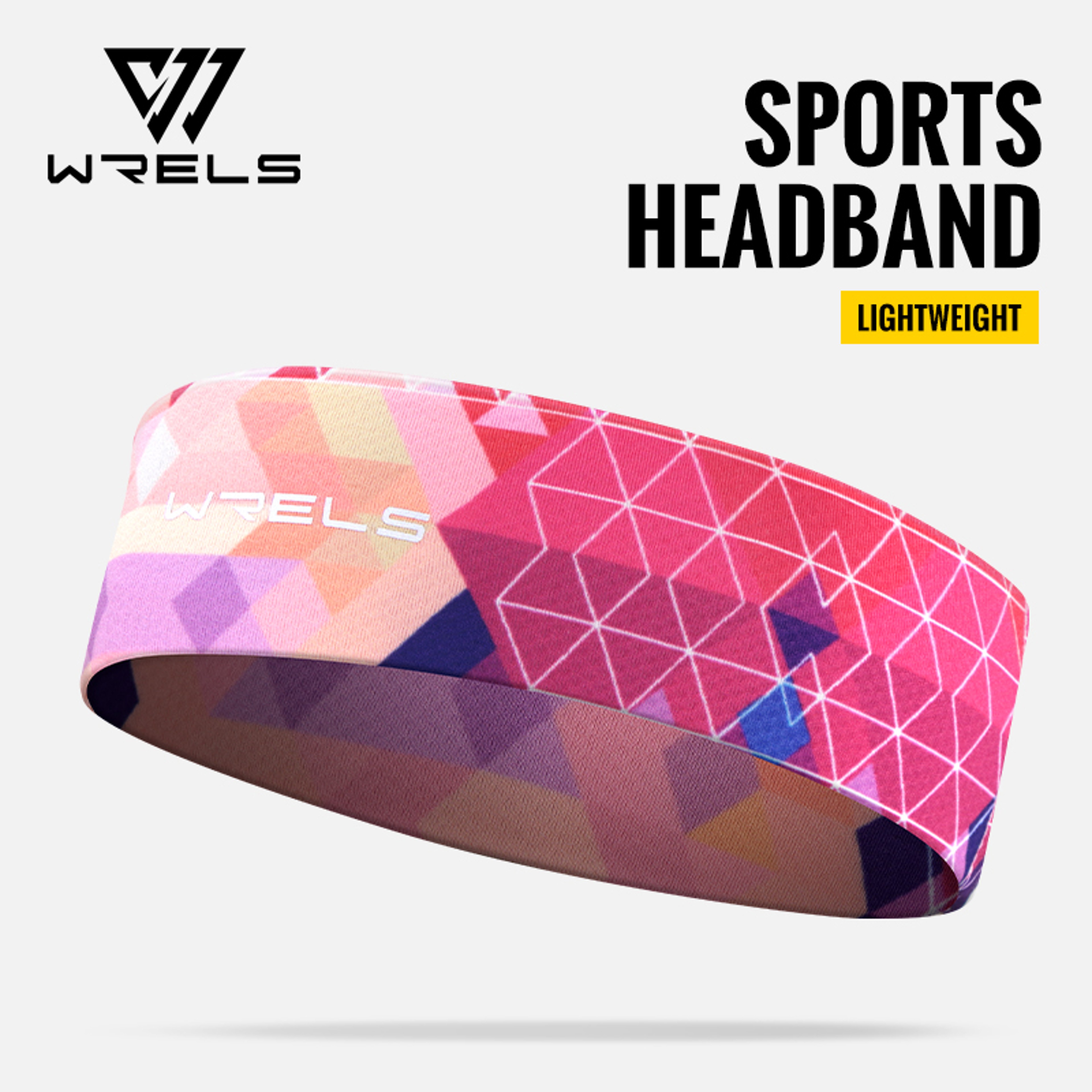 WRELS Sports Headband – Moisture-Wicking Stretchy Sweatband for Running, Cycling, Football, Yoga, and Workouts – view 7