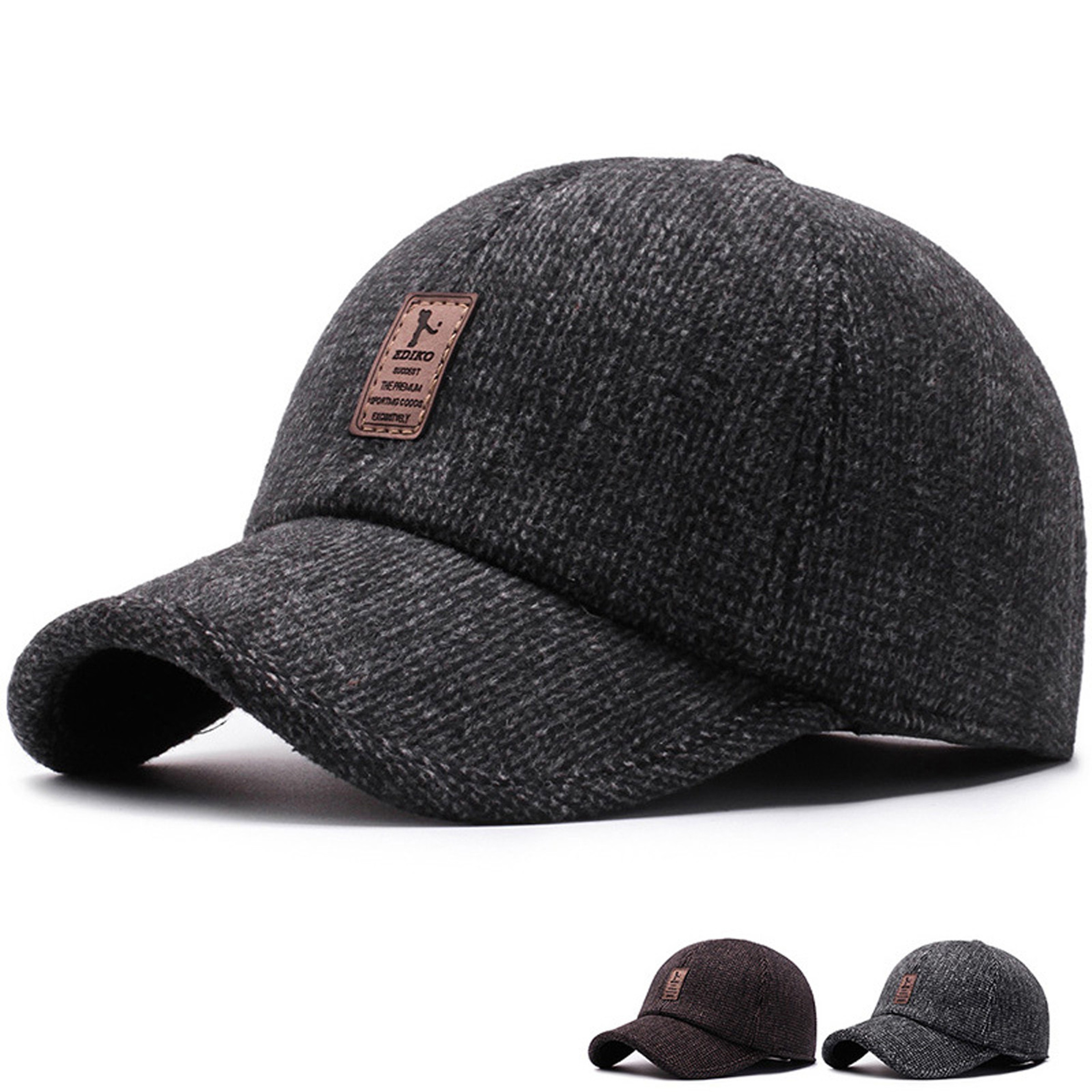 Cotton Baseball Hat for Men - Winter Sun Protection for Dads – view 3