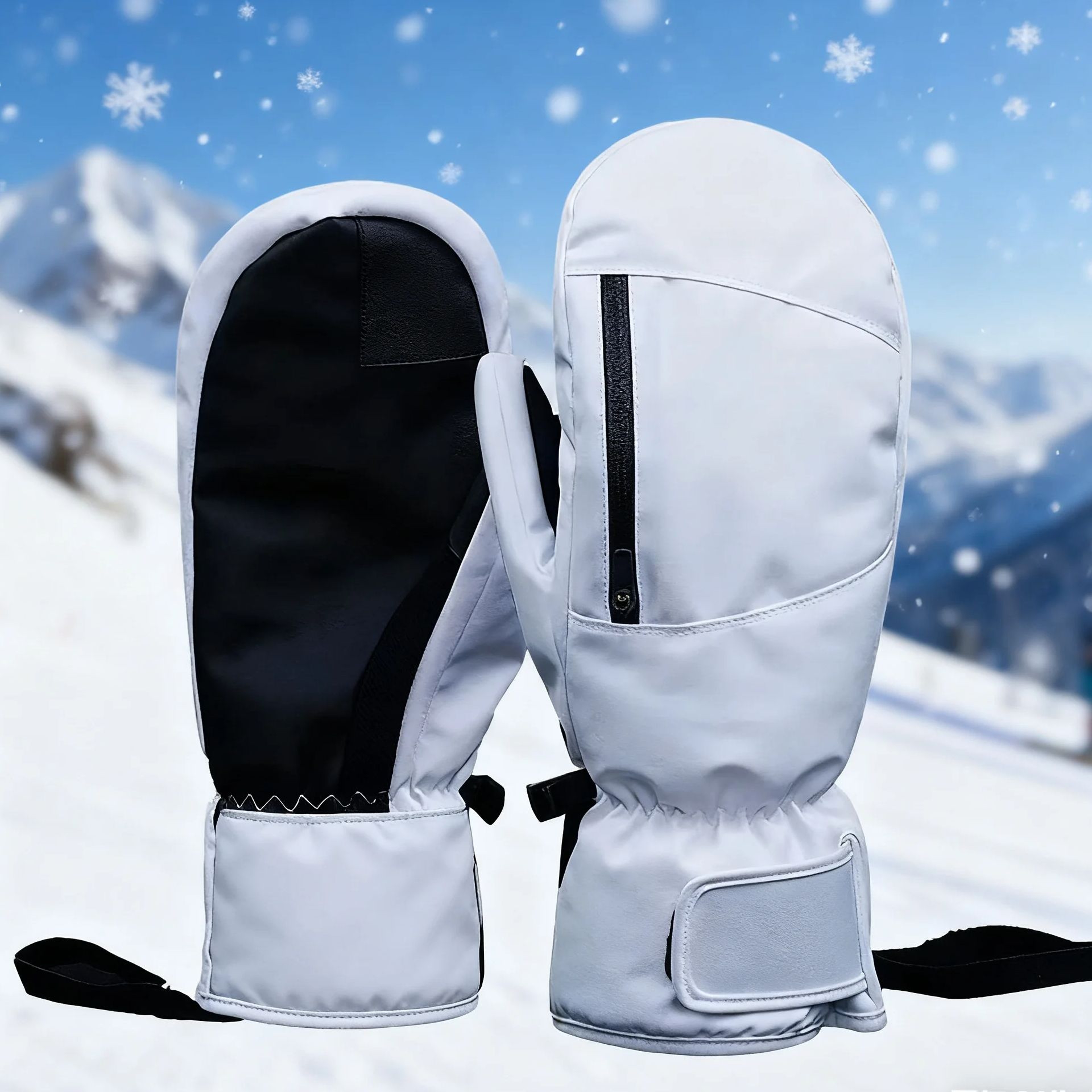 Winter Ski Gloves Waterproof Thermal Touch Screen Mittens for Men & Women - Warm Snow Gloves for Skiing & Snowmobile – view 1