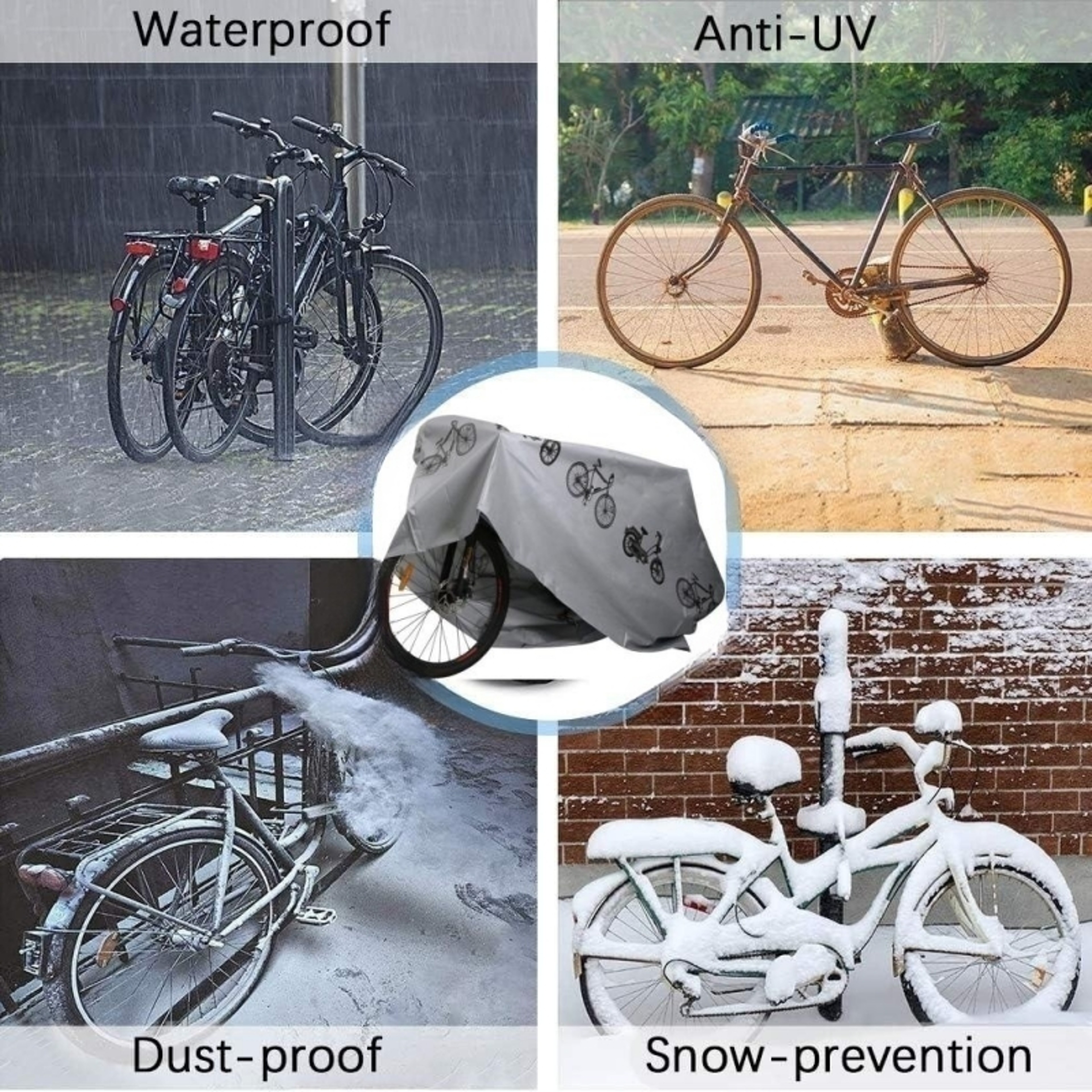 Waterproof Bicycle Cover for All Seasons - MTB Case Protection – view 4