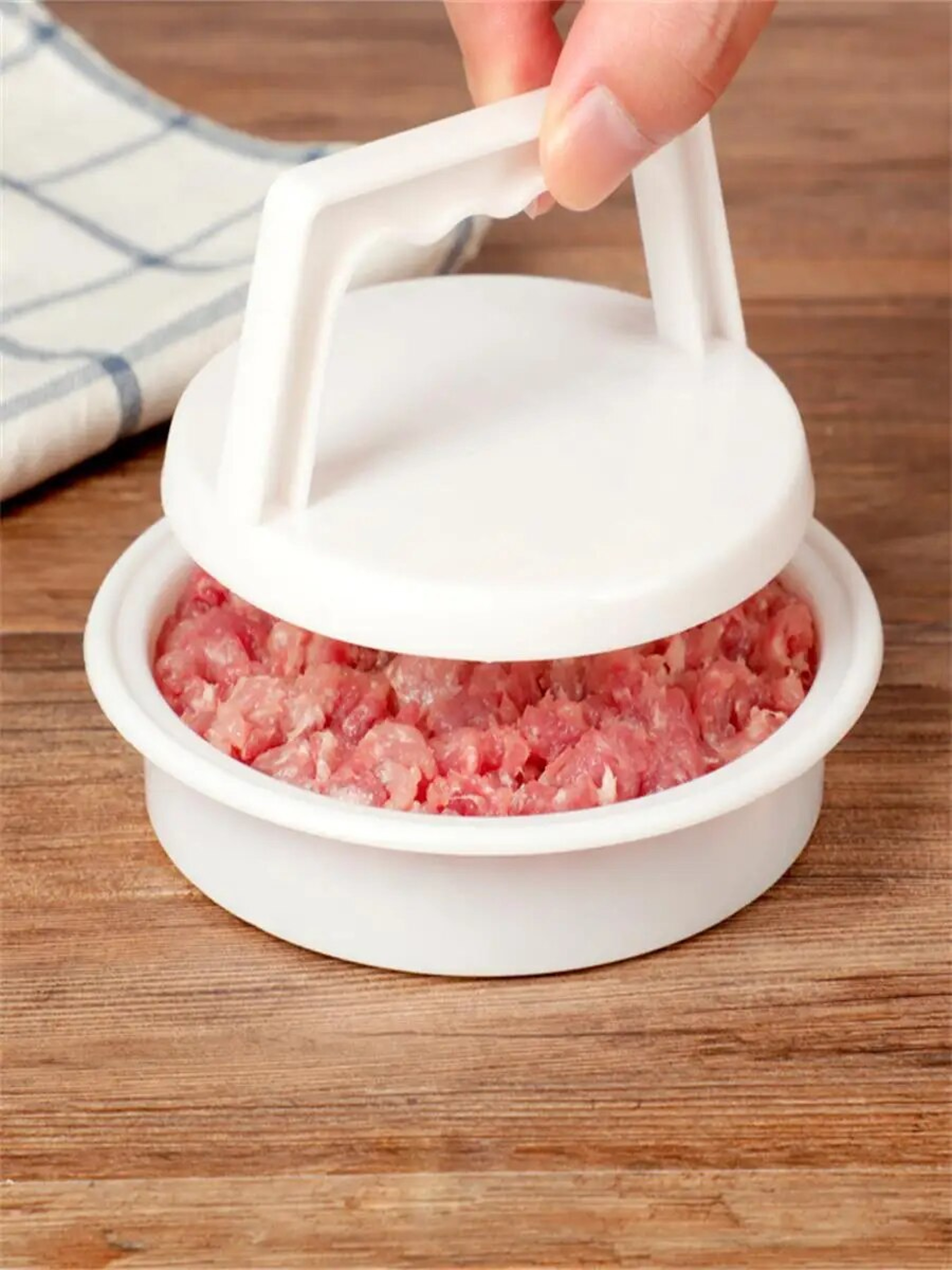 Plastic Burger Press Meat Press for Perfect Patties – Multi-Purpose Hamburger & Meatloaf Mould – view 7