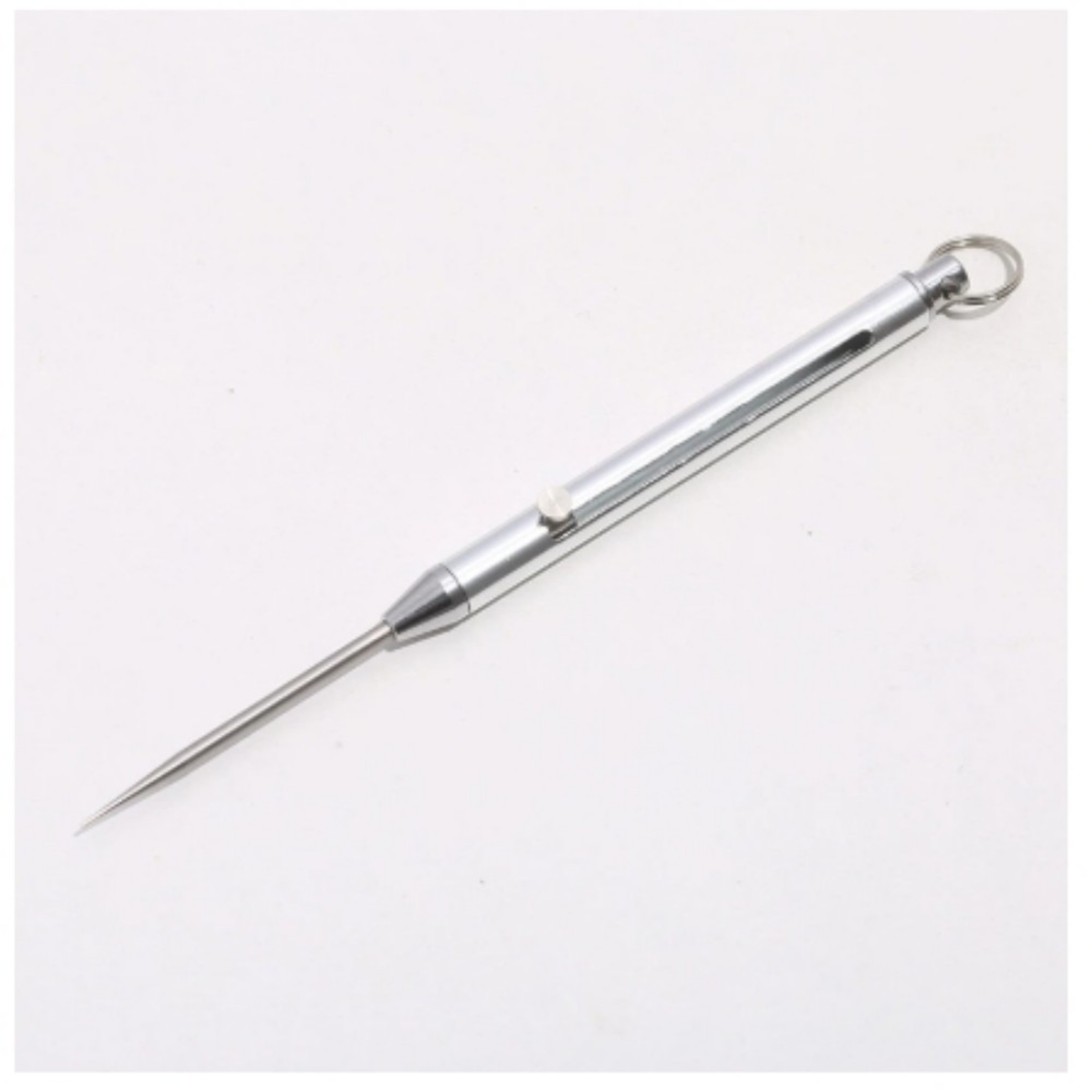 Portable Titanium Toothpicks Pocket Toothpicks Keychain Silver with Metal Toothpick Holder for Outdoor Picnic Camping Accessorie – view 6