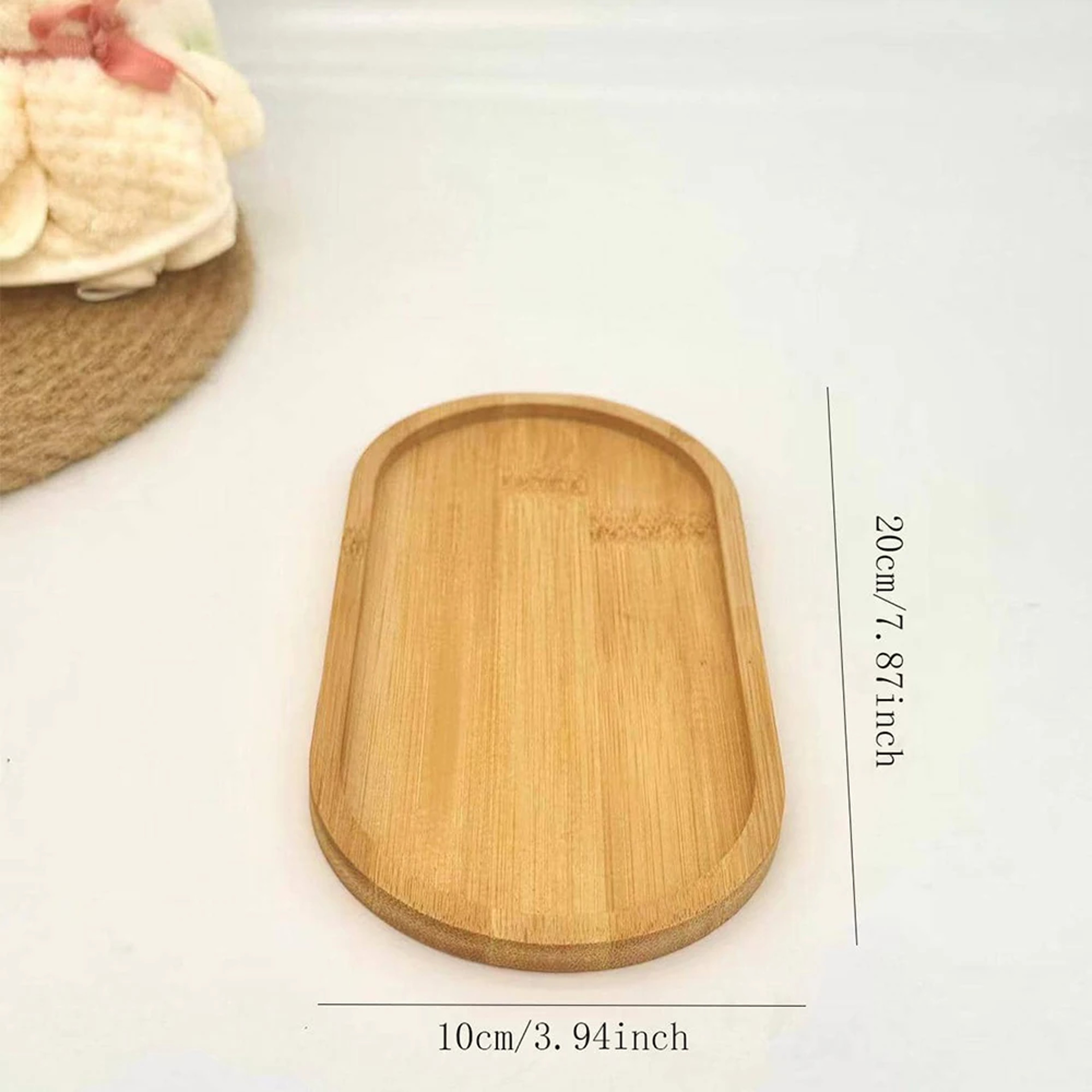 Multi Bamboo Tray Decorative Coaster Plate for Kitchen | Flower Pot & Coffee Cup Mat – view 6