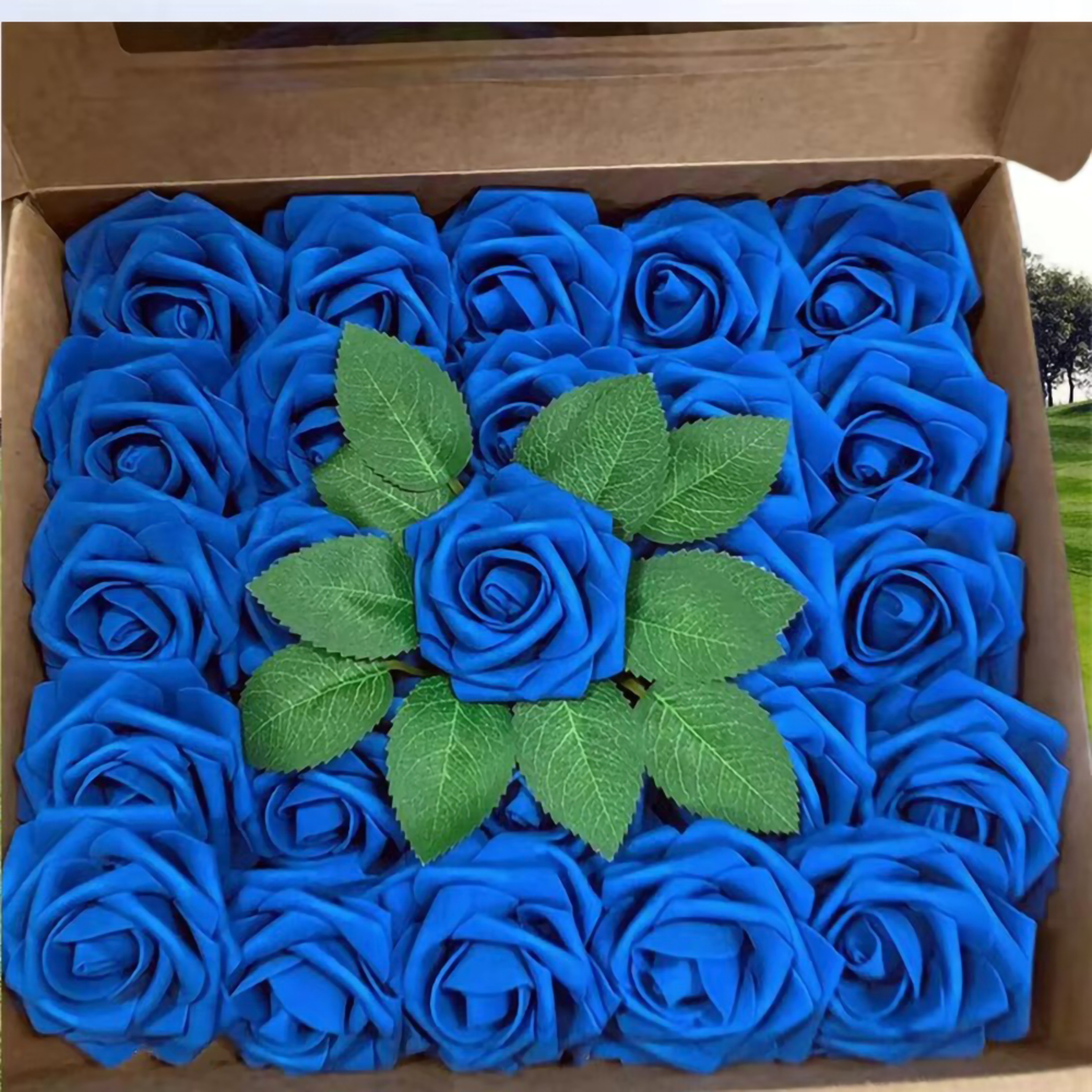 Artificial Roses with Stems for DIY Wedding Bouquets & Home Decorations – view 14