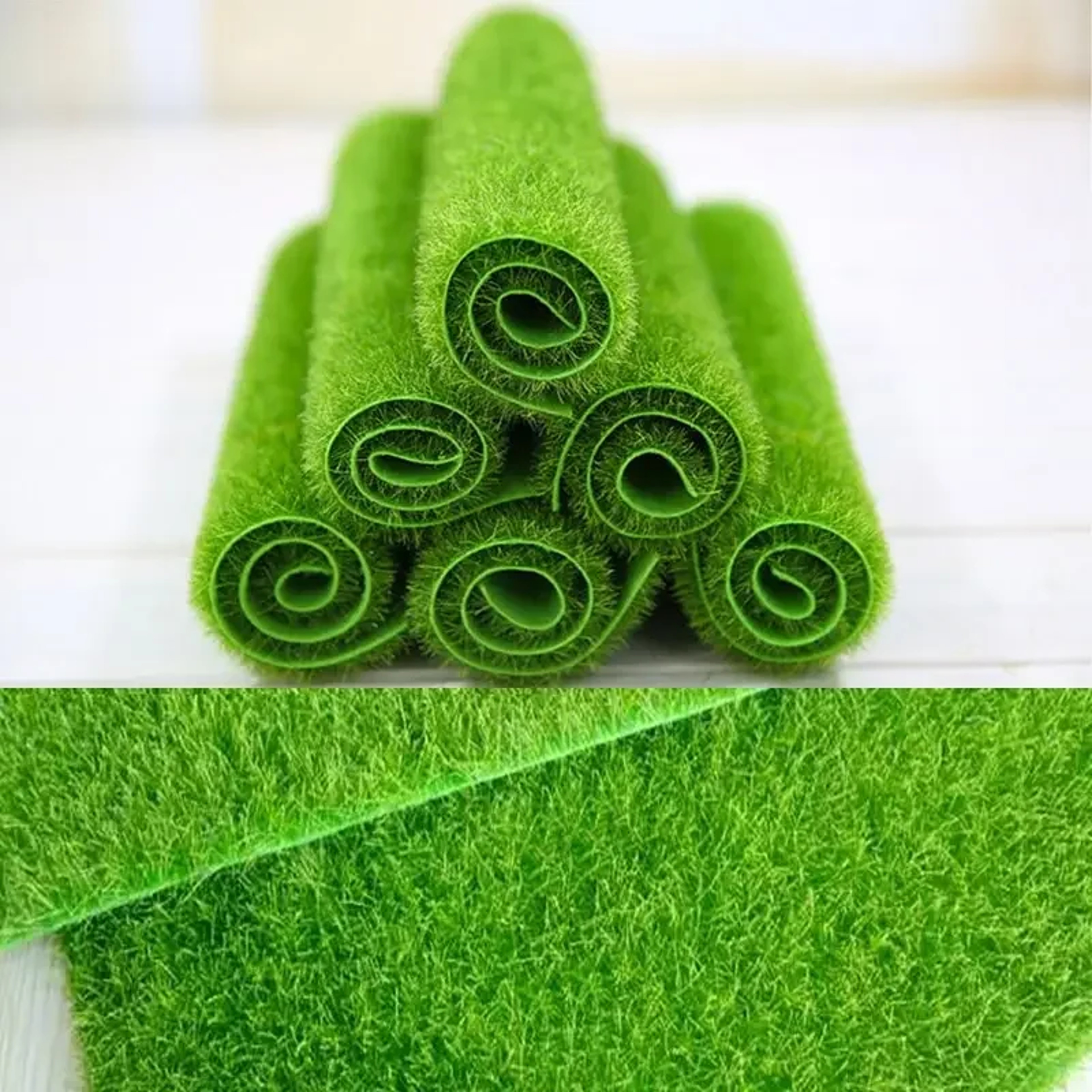 Artificial Grass Simulation Lawn - Faux Turf for Landscape, Small Court & Plant Decor – view 4