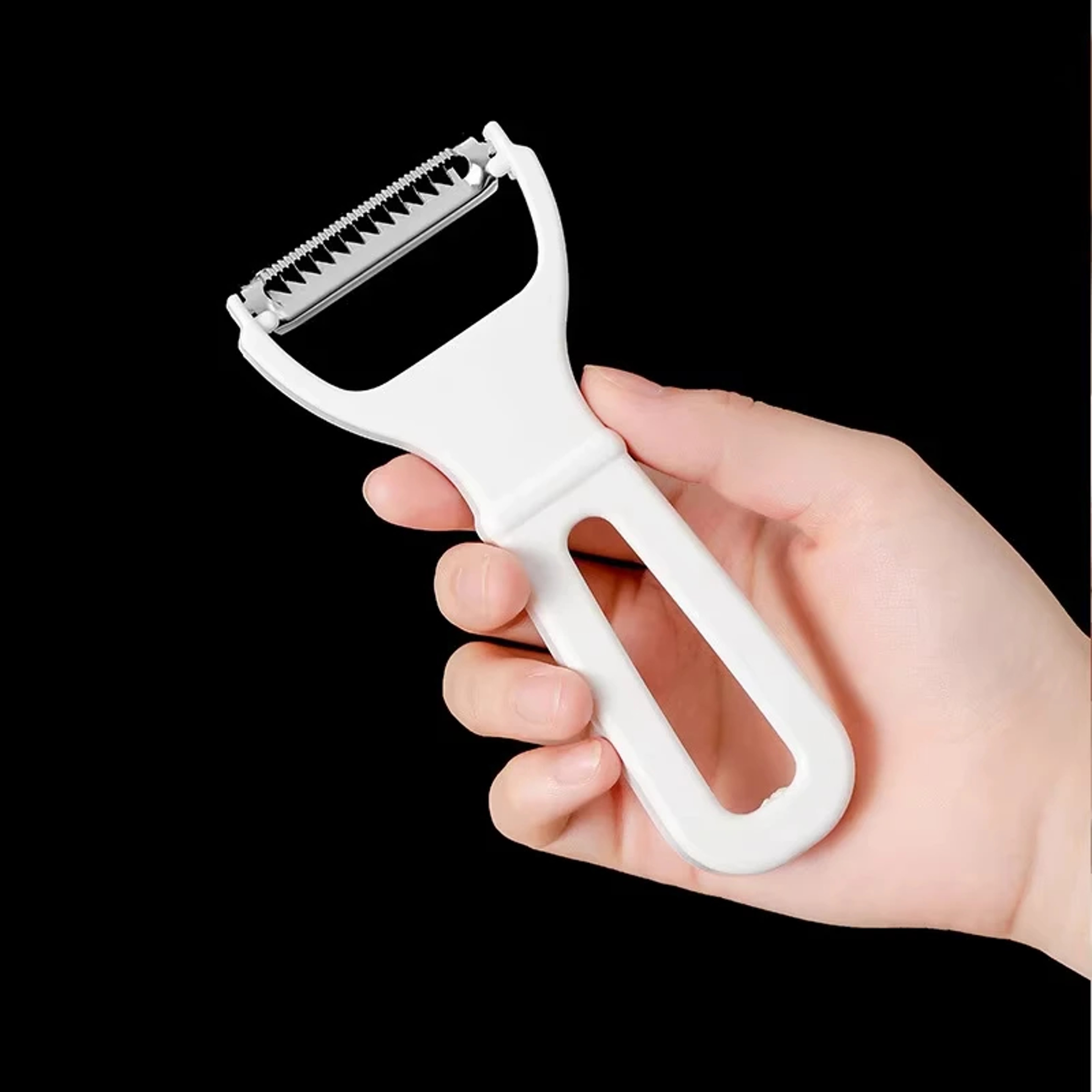 Manual Vegetable Grater and Slicer – Stainless Steel Potato, Carrot, and Julienne Peeler for Home Kitchen Use – view 6